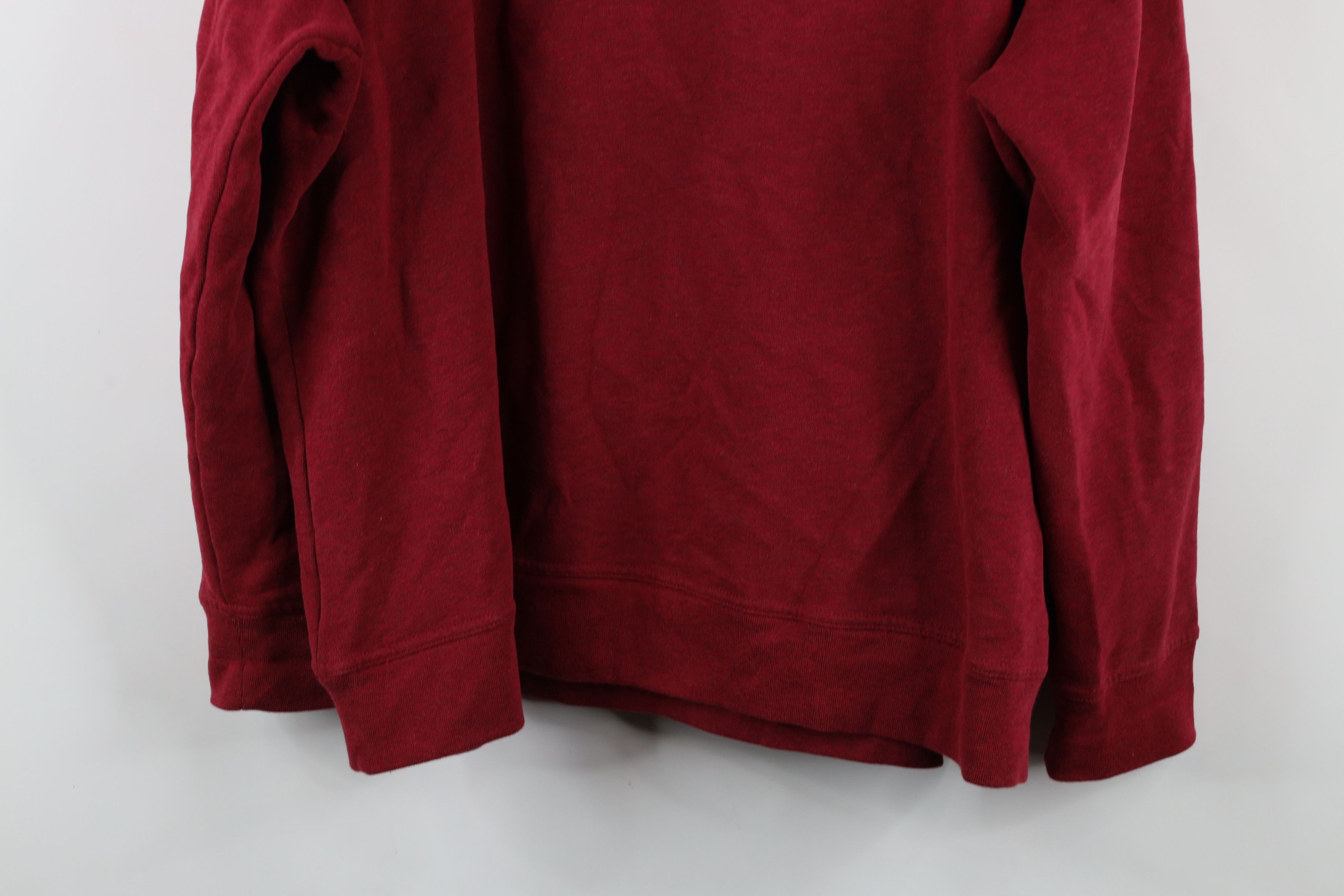 L.L. Bean × Vintage Vintage Y2K LL Bean Script Felt Letter Sweatshirt Red Size 3XL / US 20-22 - 9 Thumbnail