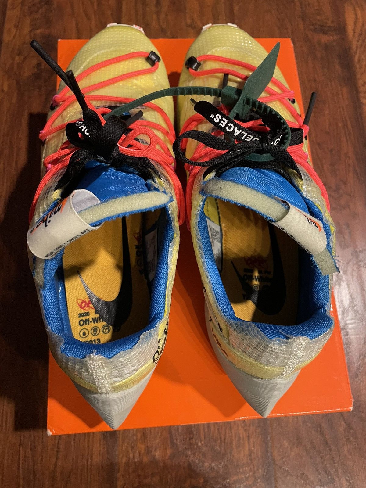 Nike × Off-White × Virgil Abloh Nike Off-White Vapor Street Tour Yellow Size US 9.5 / EU 42-43 - 4 Thumbnail