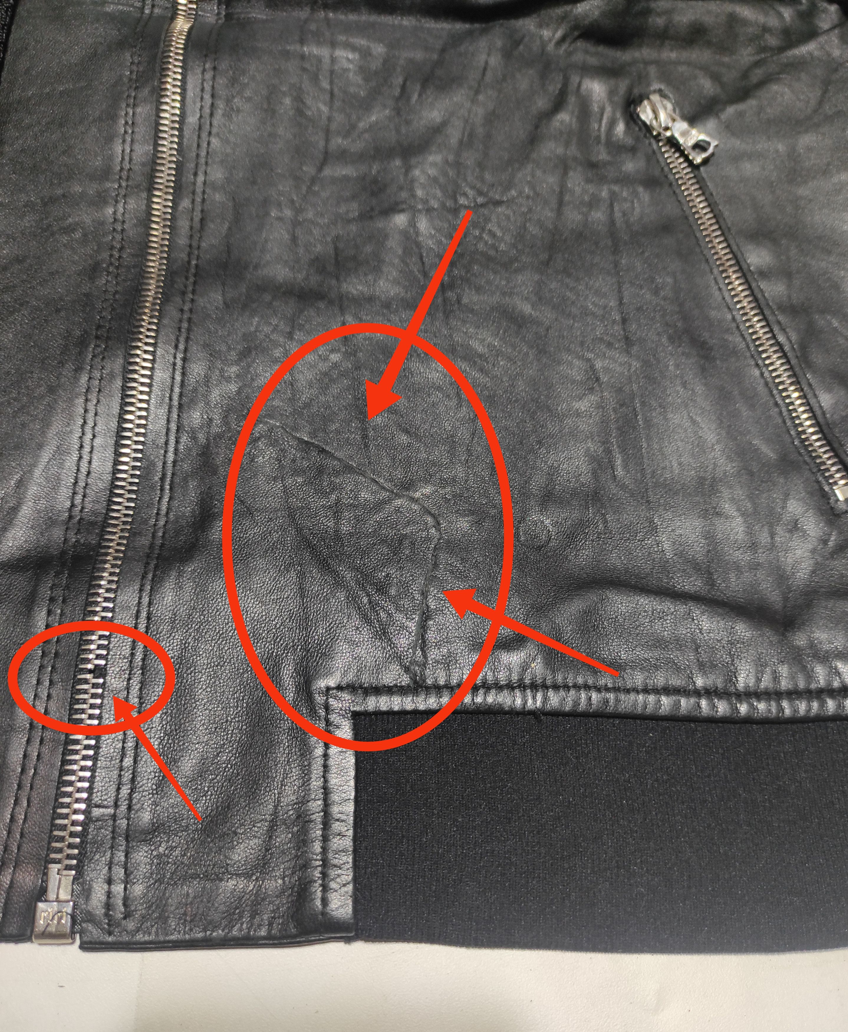 Sandro Unique Sandro leather jacket calf skin Made in France Size XS / US 0-2 / IT 36-38 - 13 Thumbnail