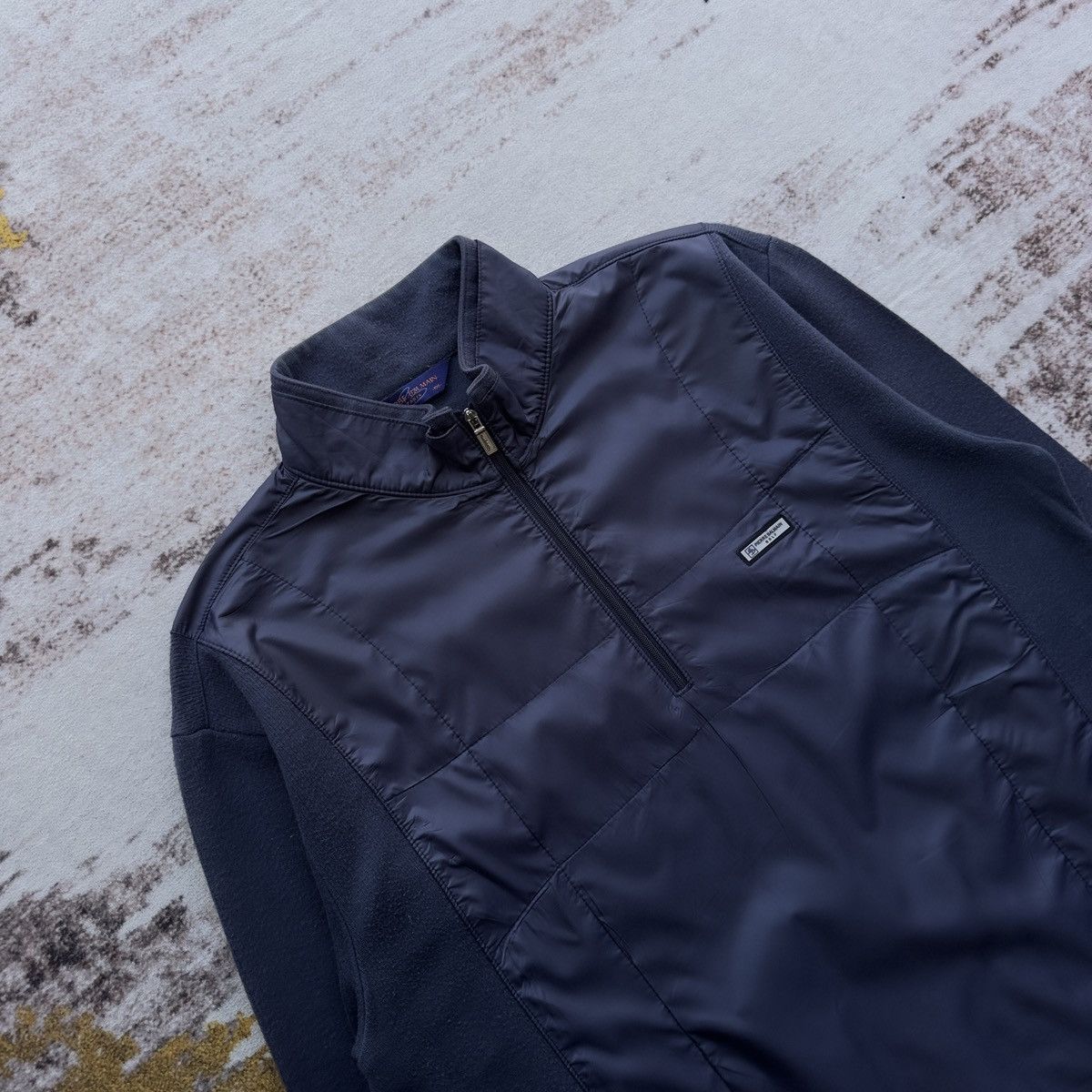 Pierre Balmain PIERRE BALMAIN TECH FLEECE HALF ZIP JACKET NAVY Size US M / EU 48-50 / 2 - 3 Thumbnail