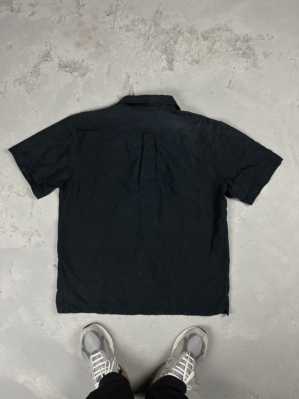 Oakley RARE! Oakley Vintage Nylon Black Shirt Metallic Logo Size US M / EU 48-50 / 2 - 2 Thumbnail