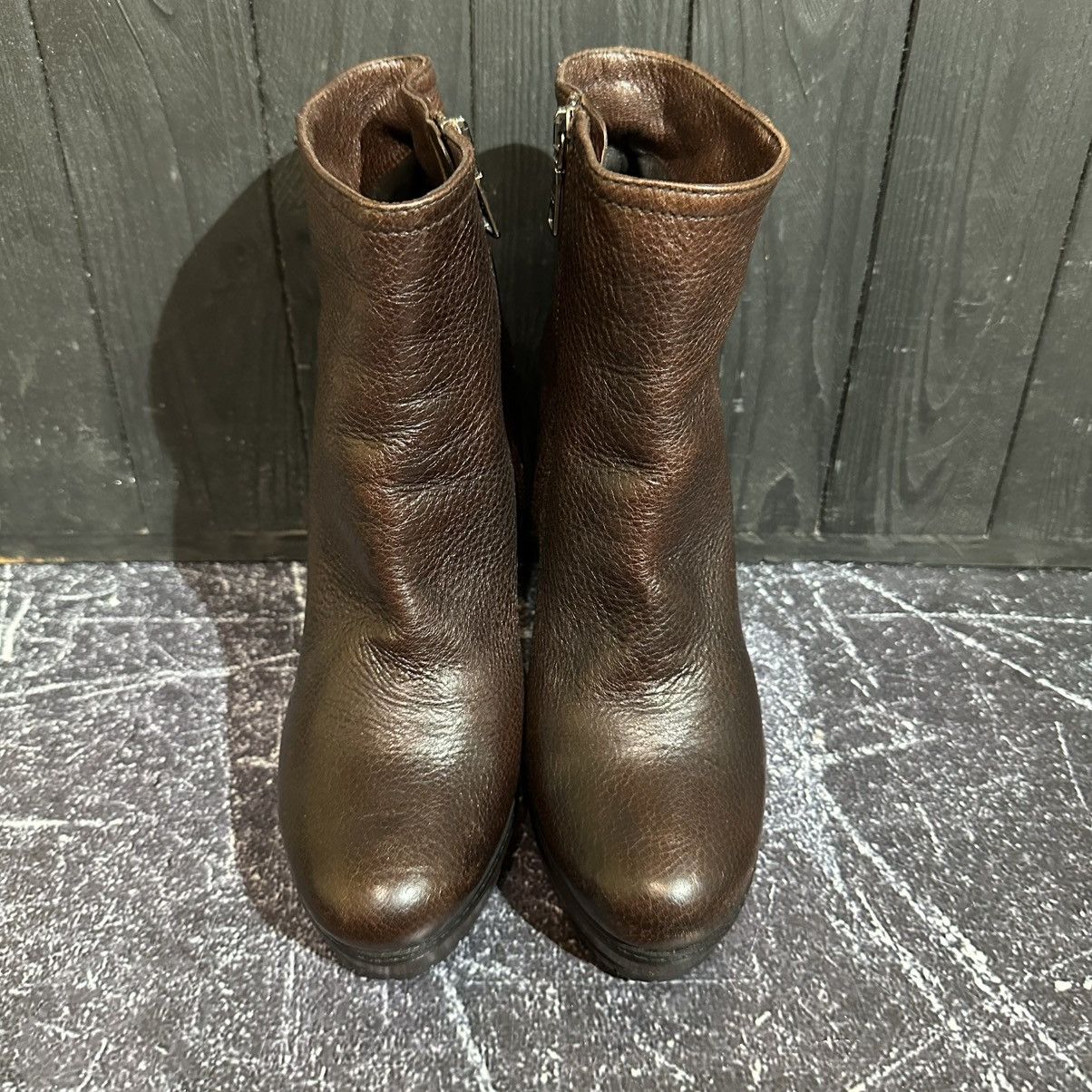 Prada PRADA women’s Leather Ankle Boots Size 39 Size US 9 / IT 39 - 10 Thumbnail