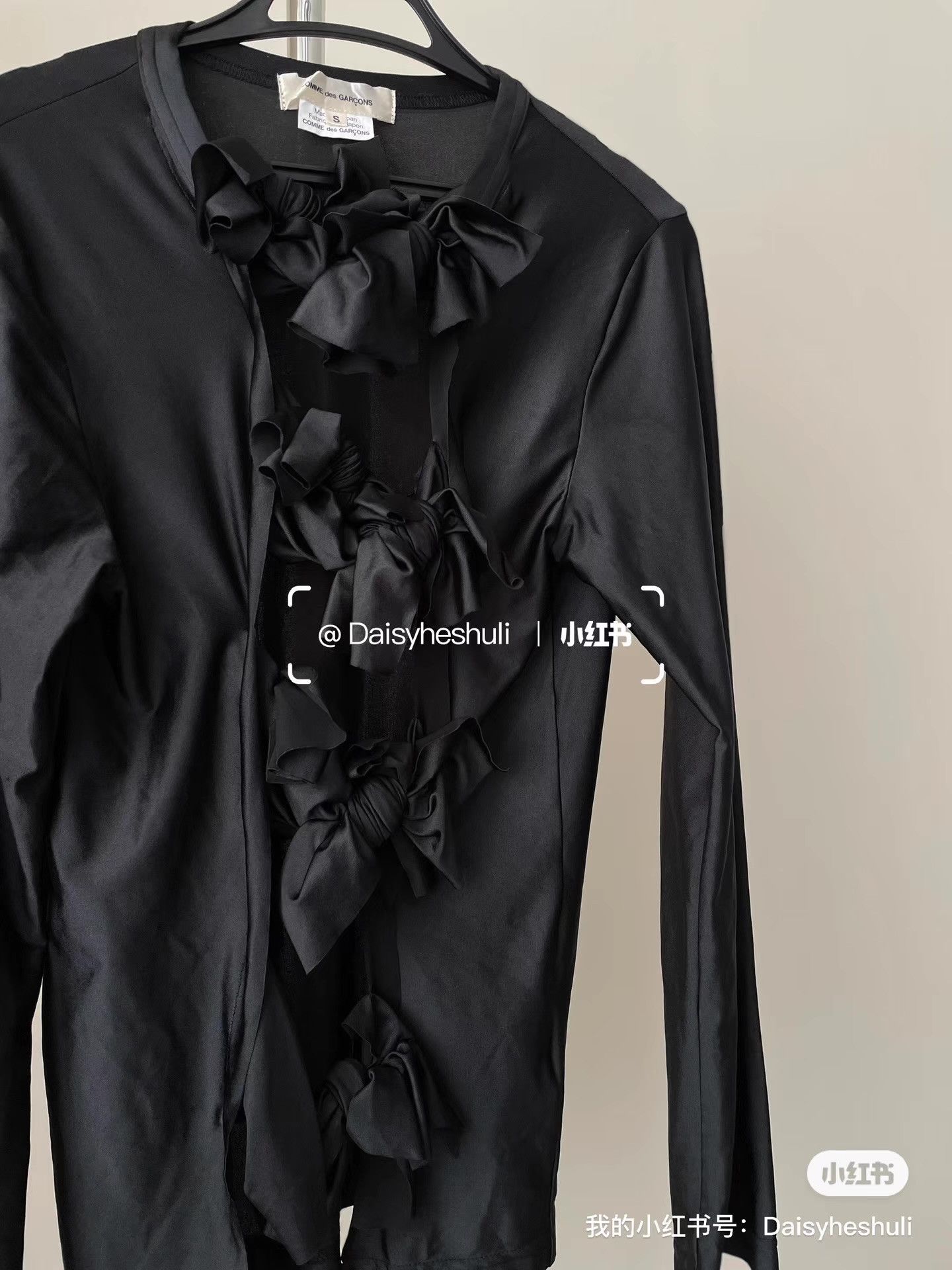 Comme des Garcons Comme des Garçons CDG Main Line bow T-shirt Ｑ24 Size S / US 4 / IT 40 - 3 Thumbnail