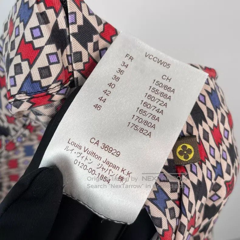 Louis Vuitton Louis Vuitton Colorful geometric pattern color-block silk Size US 38 / EU 54 - 9 Thumbnail