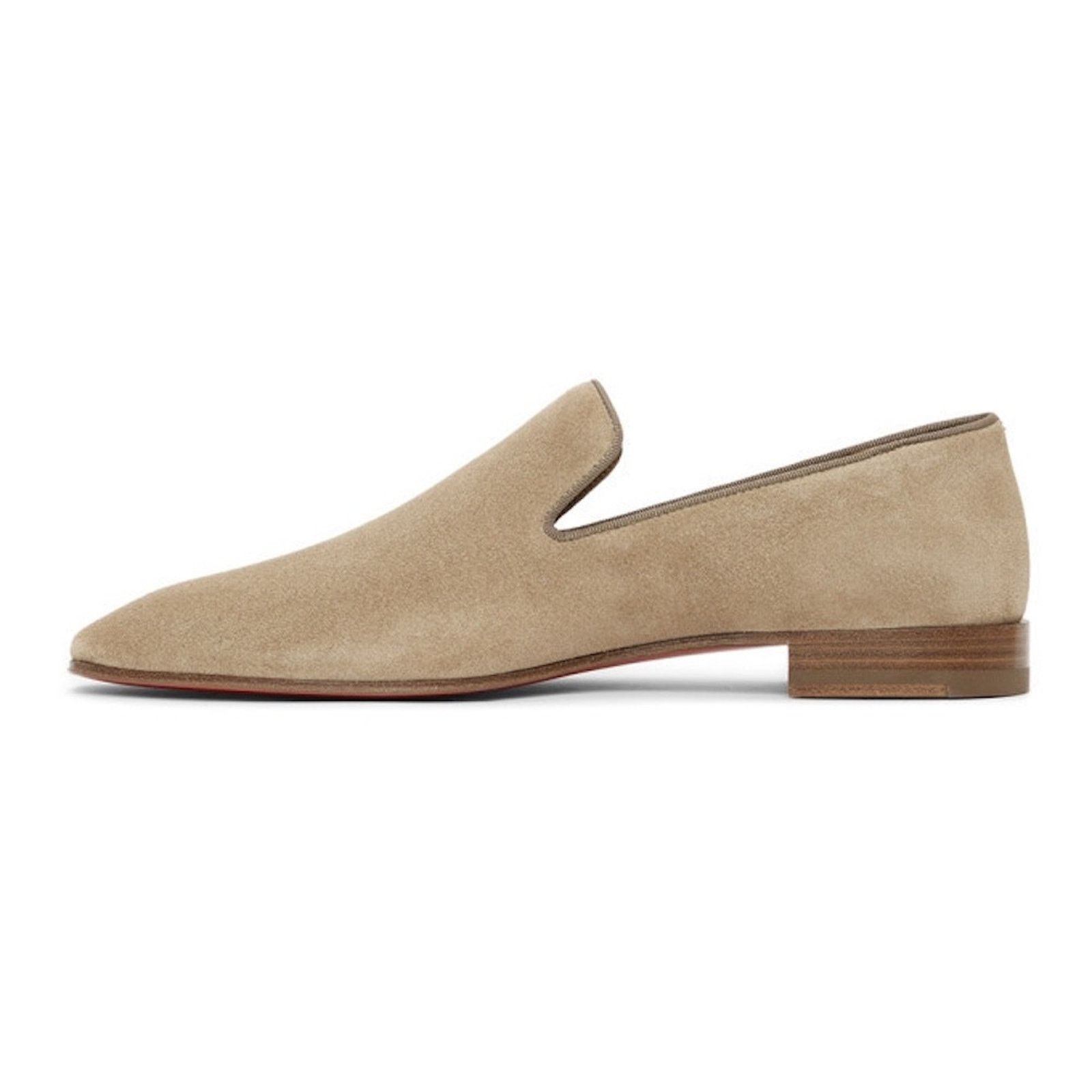 Christian Louboutin Mens Dandelion Flat Champignon Beige Dress Loafer 43.5 10.5 Size US 10.5 / EU 43-44 - 10 Thumbnail