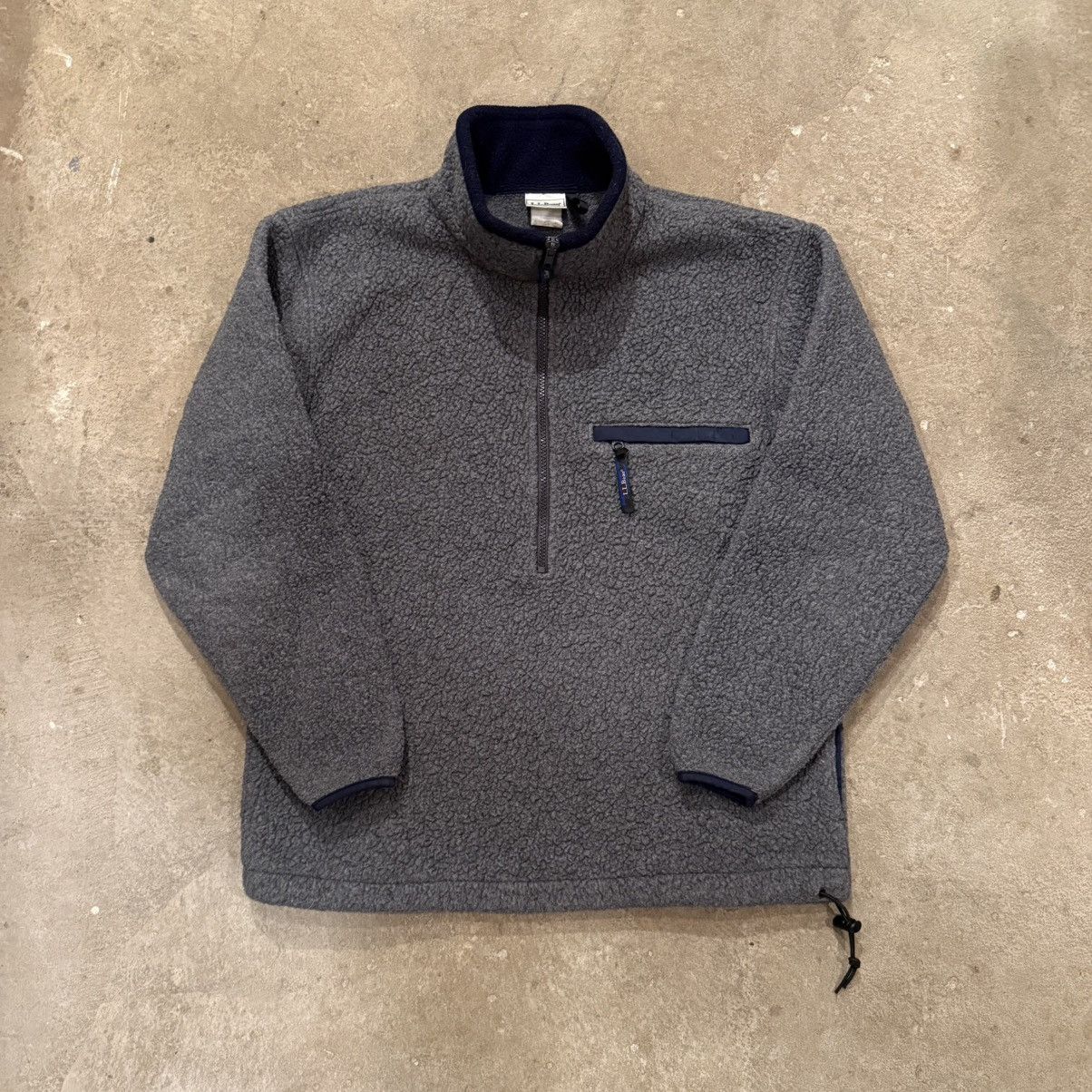 L.L. Bean L.L Bean Vintage Sherpa Fleece Synchilla Half Zip Pullover Size US L / EU 52-54 / 3 - 1 Thumbnail