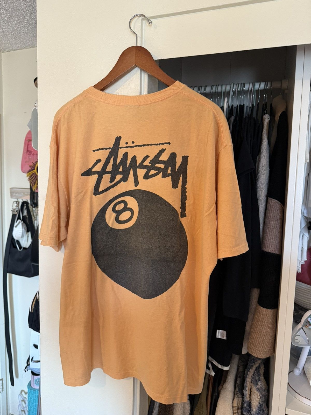 Stussy Stussy 8 Ball Men Pigment Dyed Tee Size US XL / EU 56 / 4 - 1 Thumbnail