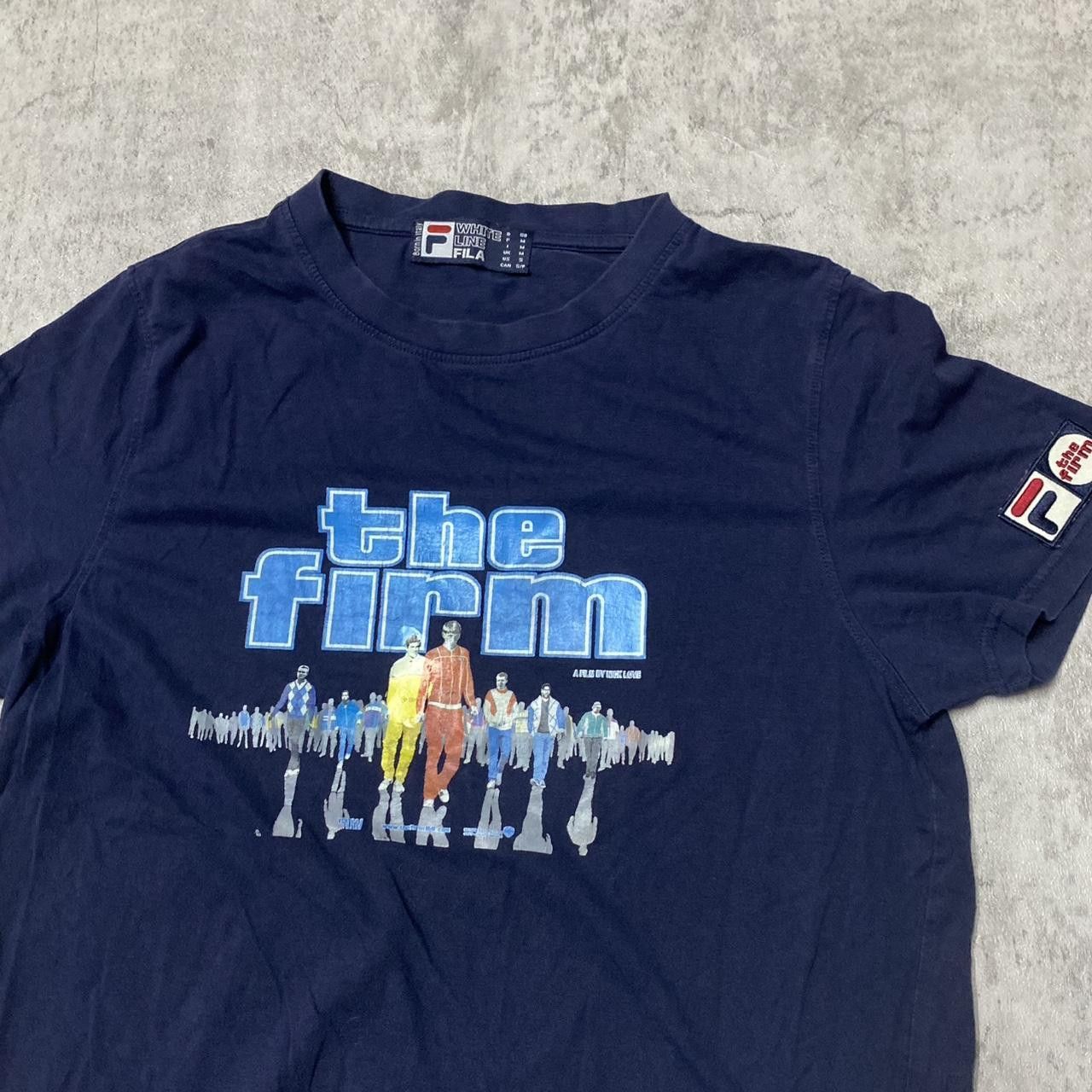 Fila Navy blue Fila The Firm graphic tee with large logo on back Size US M / EU 48-50 / 2 - 2 Thumbnail