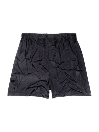 Balenciaga o1in1g0724 Pyjama Shorts in Black Size 32" / US 10 / IT 46 - 1 Thumbnail