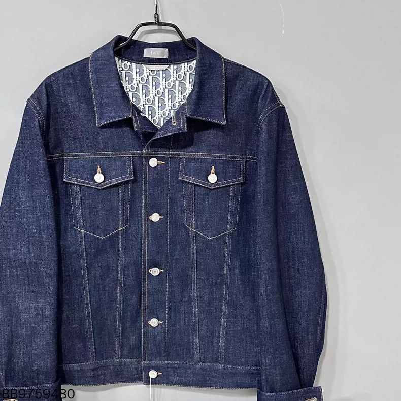 Dior Dior Leather brand denim jacket 2502-Nextarrow Size US M / EU 48-50 / 2 - 3 Thumbnail
