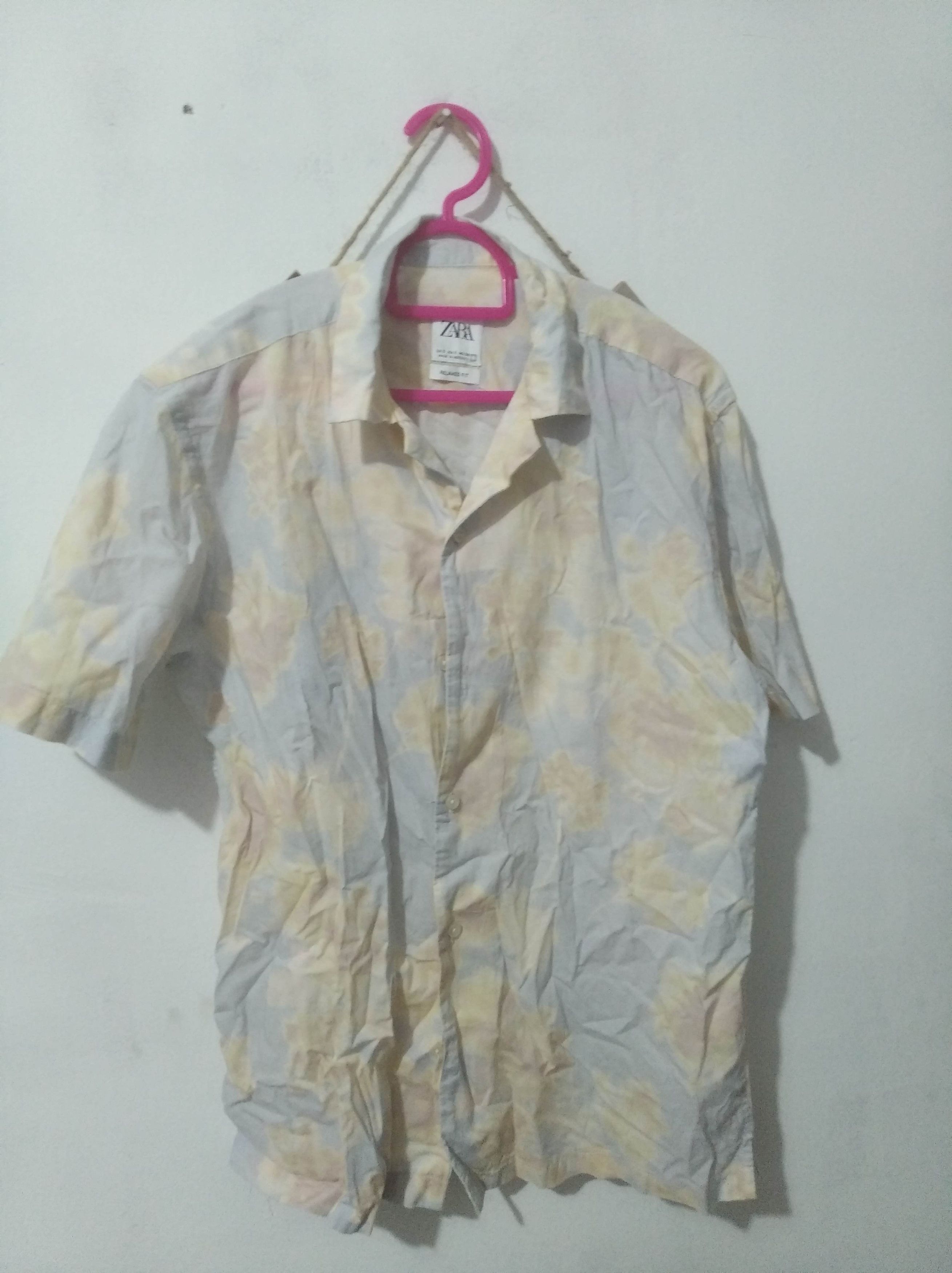 Zara Floral button ups shirt