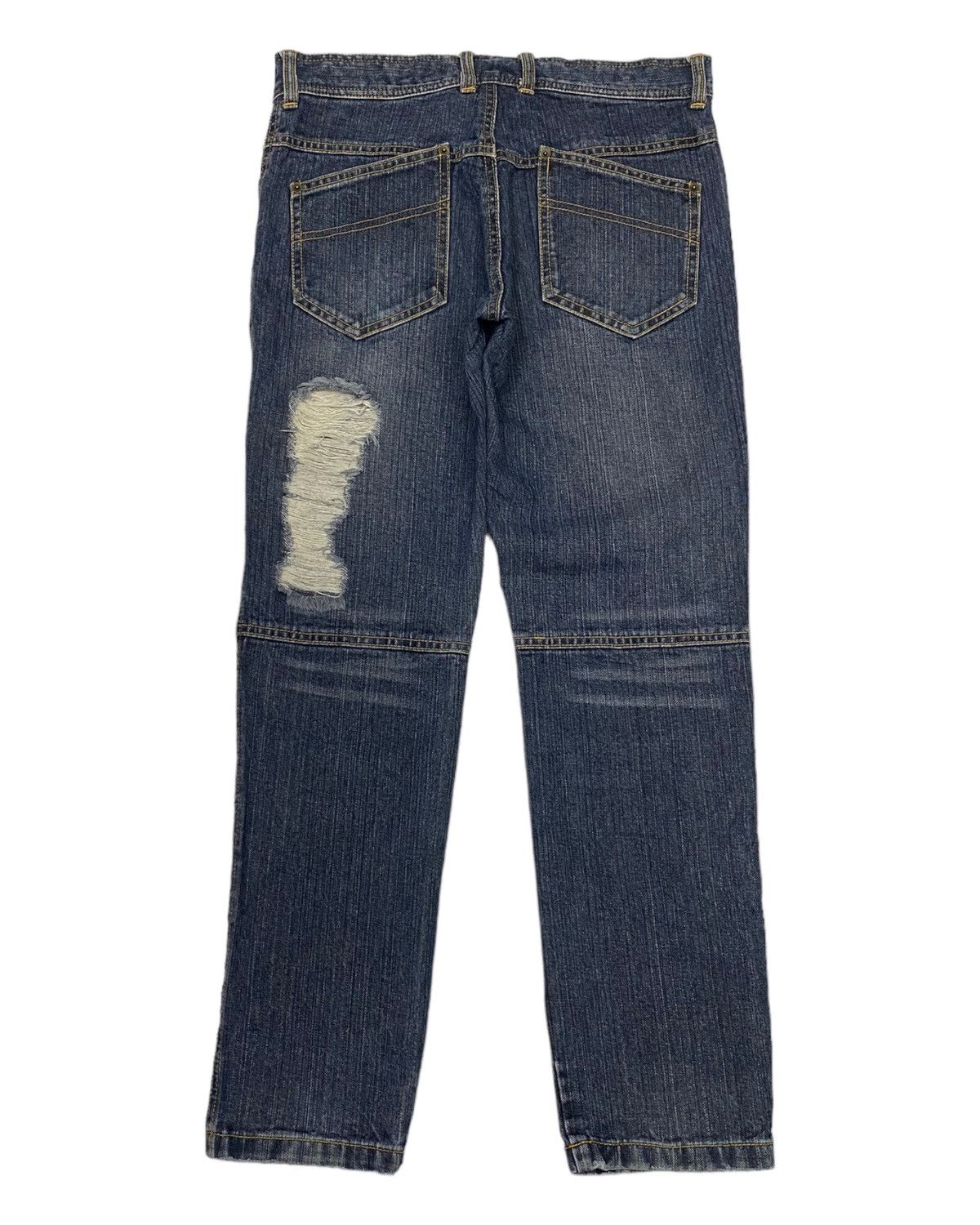 20471120 🔥ALGONQUINS PUNK POEM DISTRESS DENIM JUNYA WATANABE STYLE Size US 30 / EU 46 - 3 Thumbnail