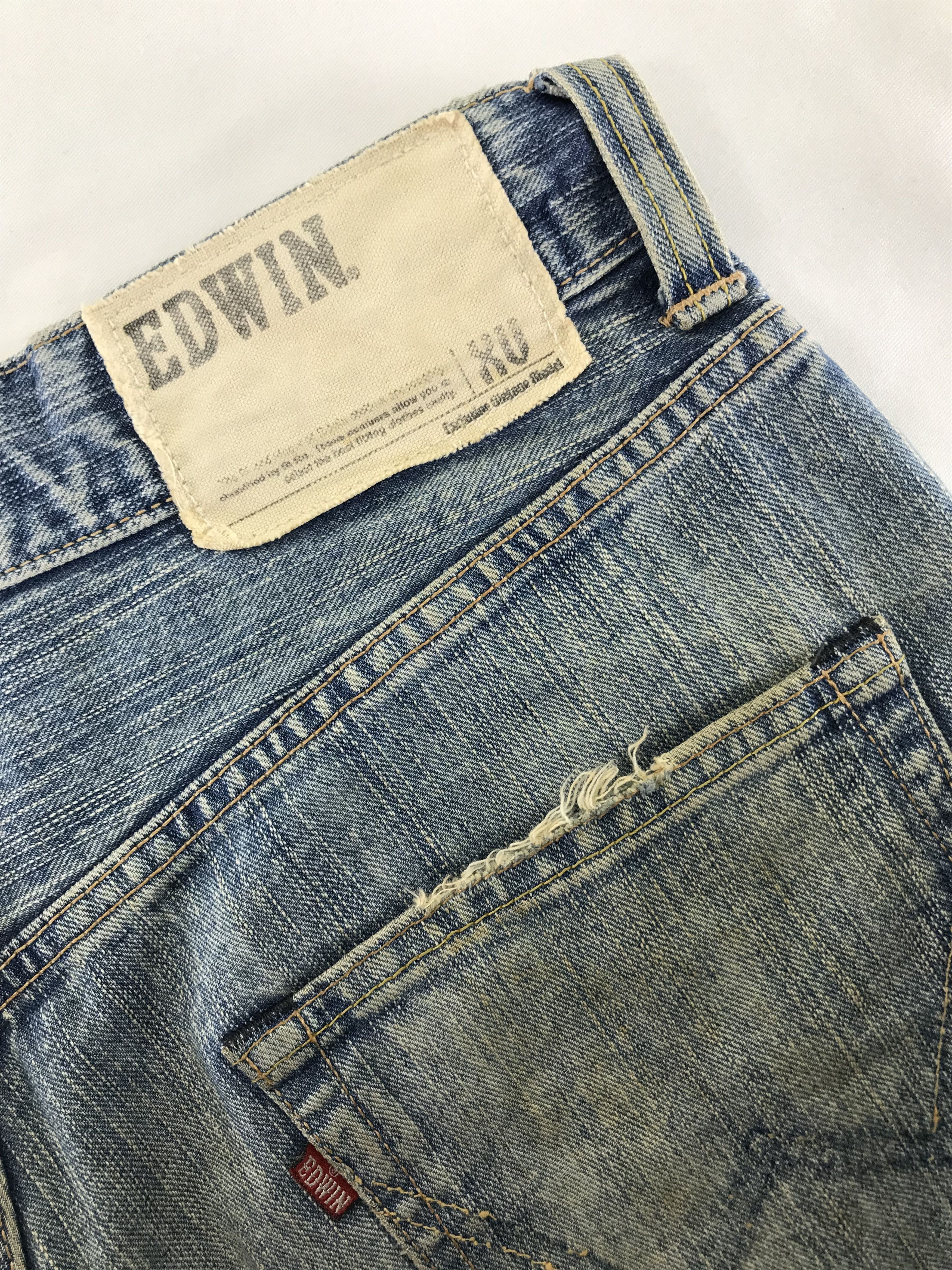 Edwin Vintage Edwin 405XV Baggy Jeans Size US 32 / EU 48 - 12 Thumbnail
