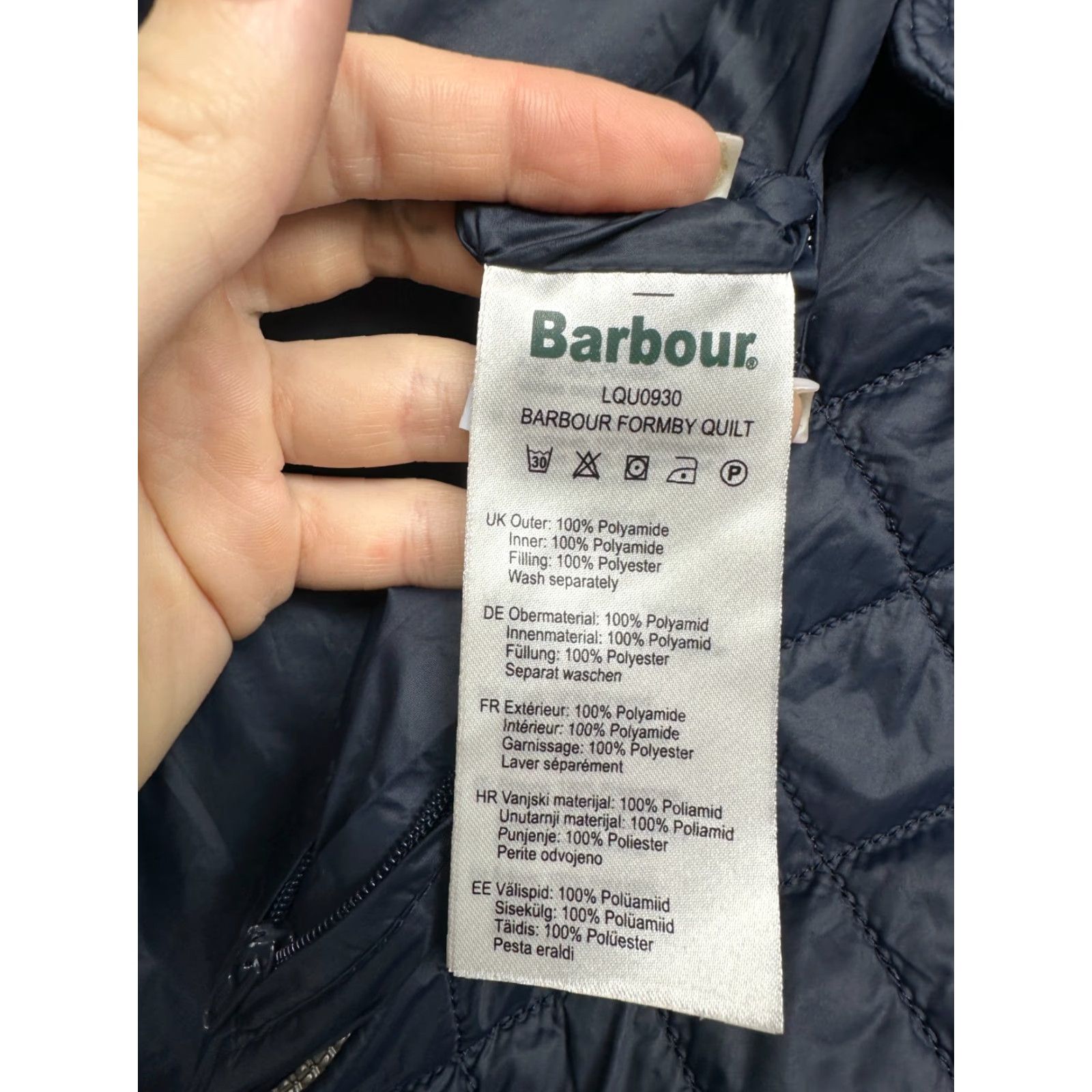 Barbour Barbour Formby Quilted Jacket Womens XS? UK 14? Blue Quilted Barbour Formby Jacket Women Regular Size UK 14 Blue Quilted Barbour Womens Jacket Size L / US 10 / IT 46 - 6 Thumbnail