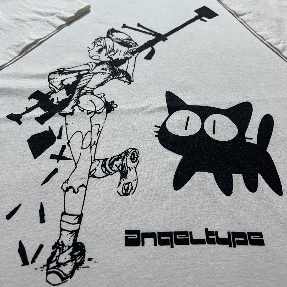 Anime Y2K Angeltype FLCL Anime Tee Size US M / EU 48-50 / 2 - 3 Thumbnail