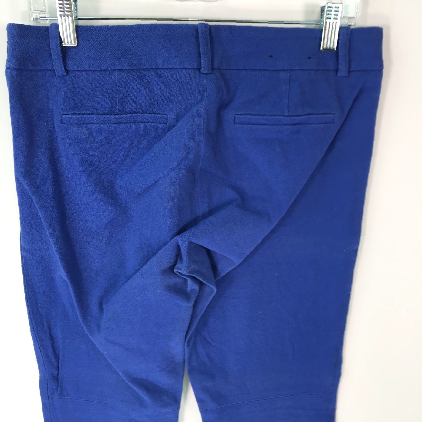 J.Crew VINTAGE J. Crew Women's City Fit Mid Rise Stretch Casual Dress Pants Size 8 Blue Size 32" / US 10 / IT 46 - 4 Thumbnail