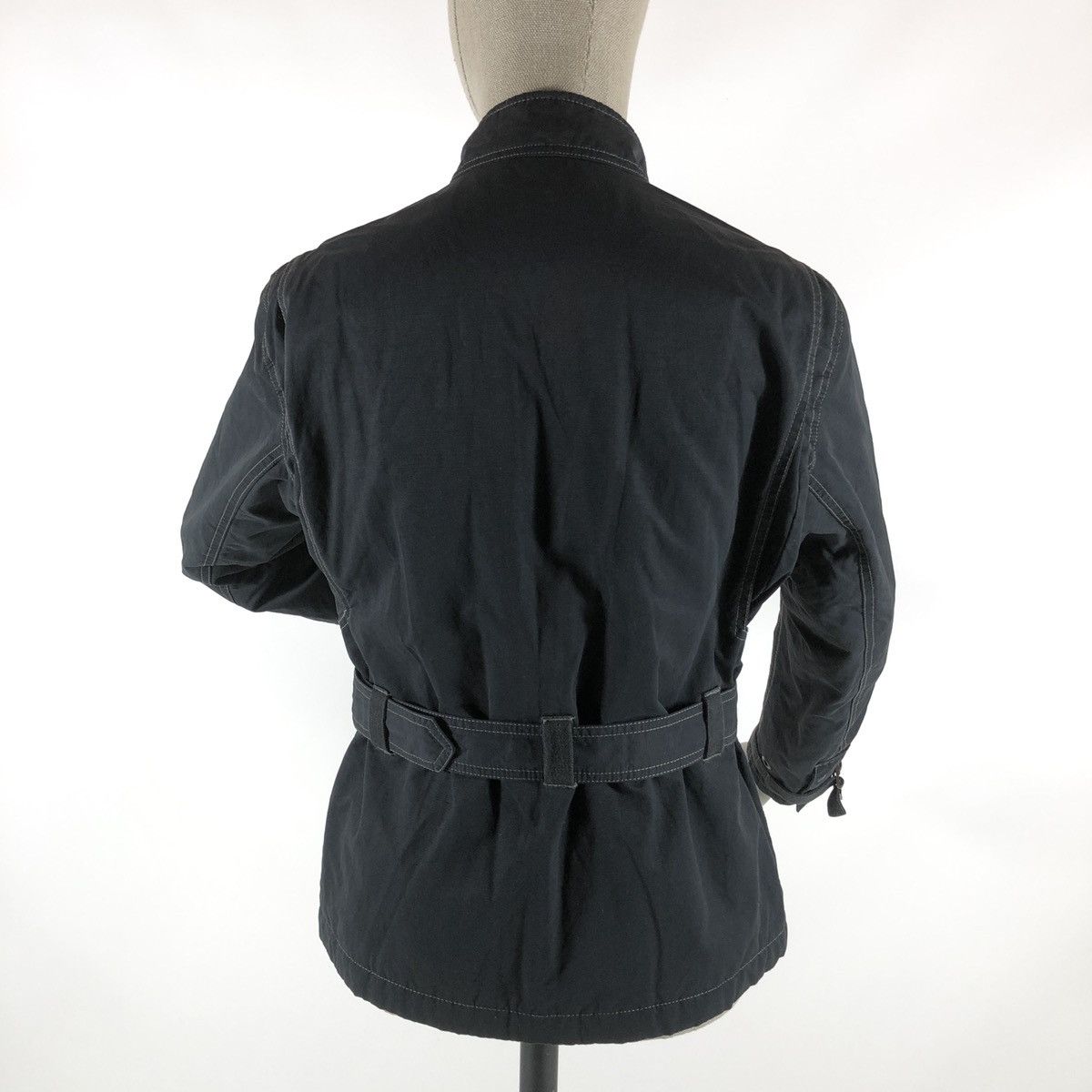 RRL Ralph Lauren × Ralph Lauren × Ralph Lauren Purple Label Rare POLO Cargo Multi Pockets Utility Belted Coat Motorcycle Jacket Bomber Size M / US 6-8 / IT 42-44 - 7 Thumbnail