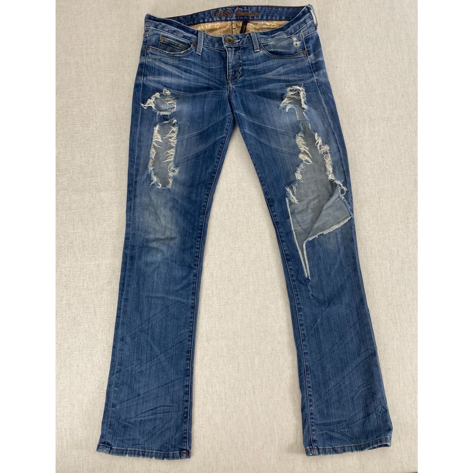 Guess Guess Premium Jeans Womens 30 Blue Denim Stretch Size 30" / US 8 / IT 44 - 1 Thumbnail