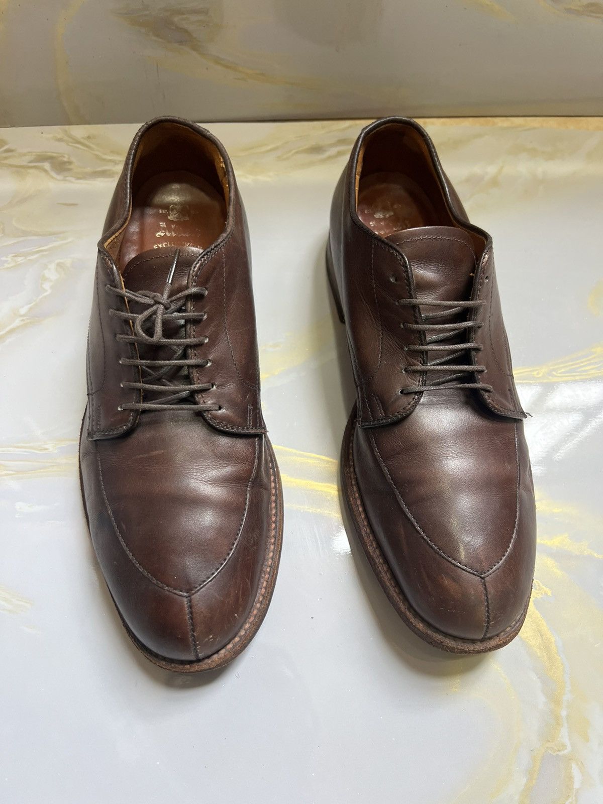 Alden Alden Men's Dress Shoes Loafers US8 Leather Brown Size US 8 / EU 41 - 2 Thumbnail