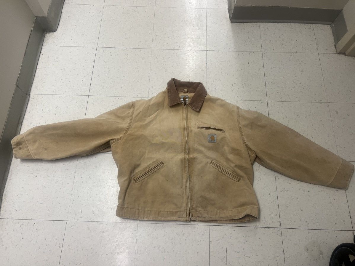 Carhartt × Vintage Distressed Vintage Carhartt Detroit Jacket Size US L / EU 52-54 / 3 - 1 Thumbnail