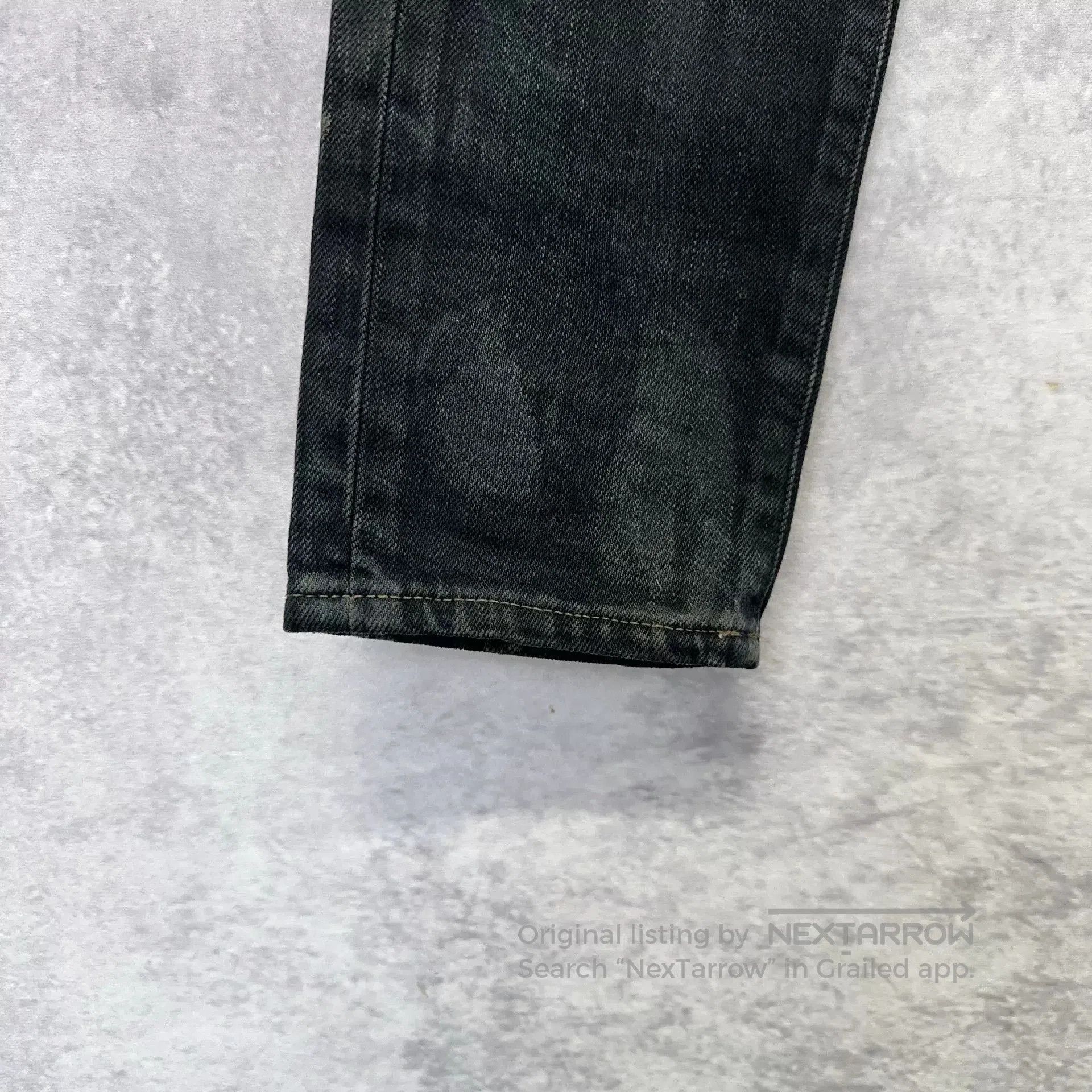 Yves Saint Laurent YSL Black Ripped Jeans Size 26. Size 26" / US 2 / IT 38 - 4 Thumbnail