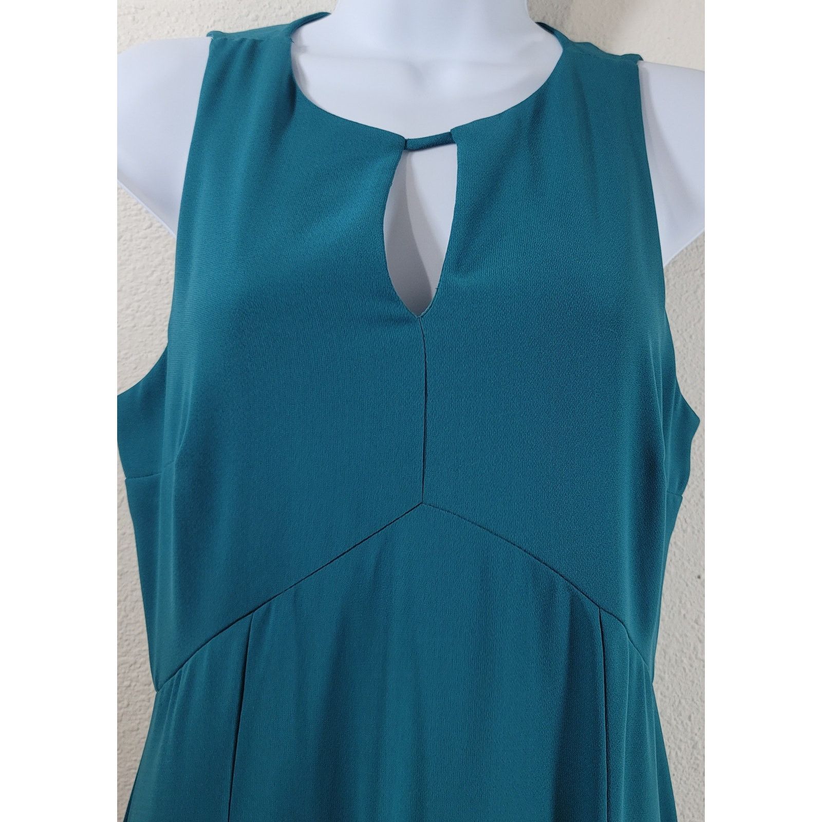 Other Everly Teal Green Keyhole Neck Evening Maxi Dress Medium Size M / US 6-8 / IT 42-44 - 2 Thumbnail