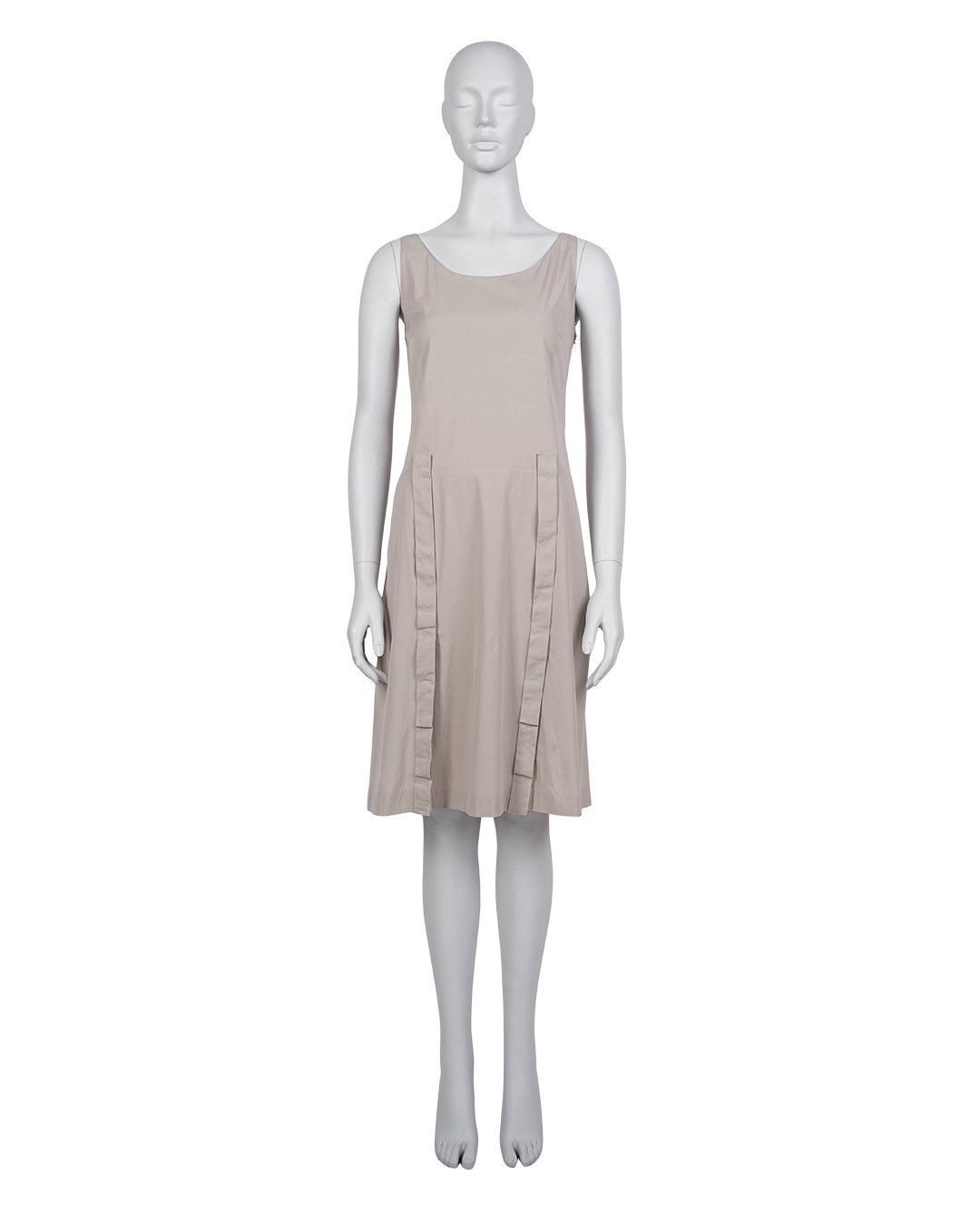 Prada Prada S/S1999 Beige Dress Size M / US 6-8 / IT 42-44 - 4 Thumbnail