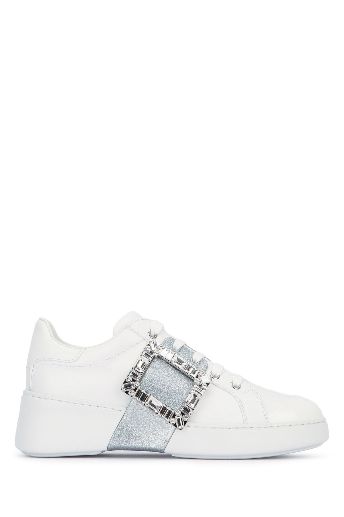 Roger Vivier Viv Skate Glitter Strass Buc Size US 9 / IT 39 - 1 Thumbnail
