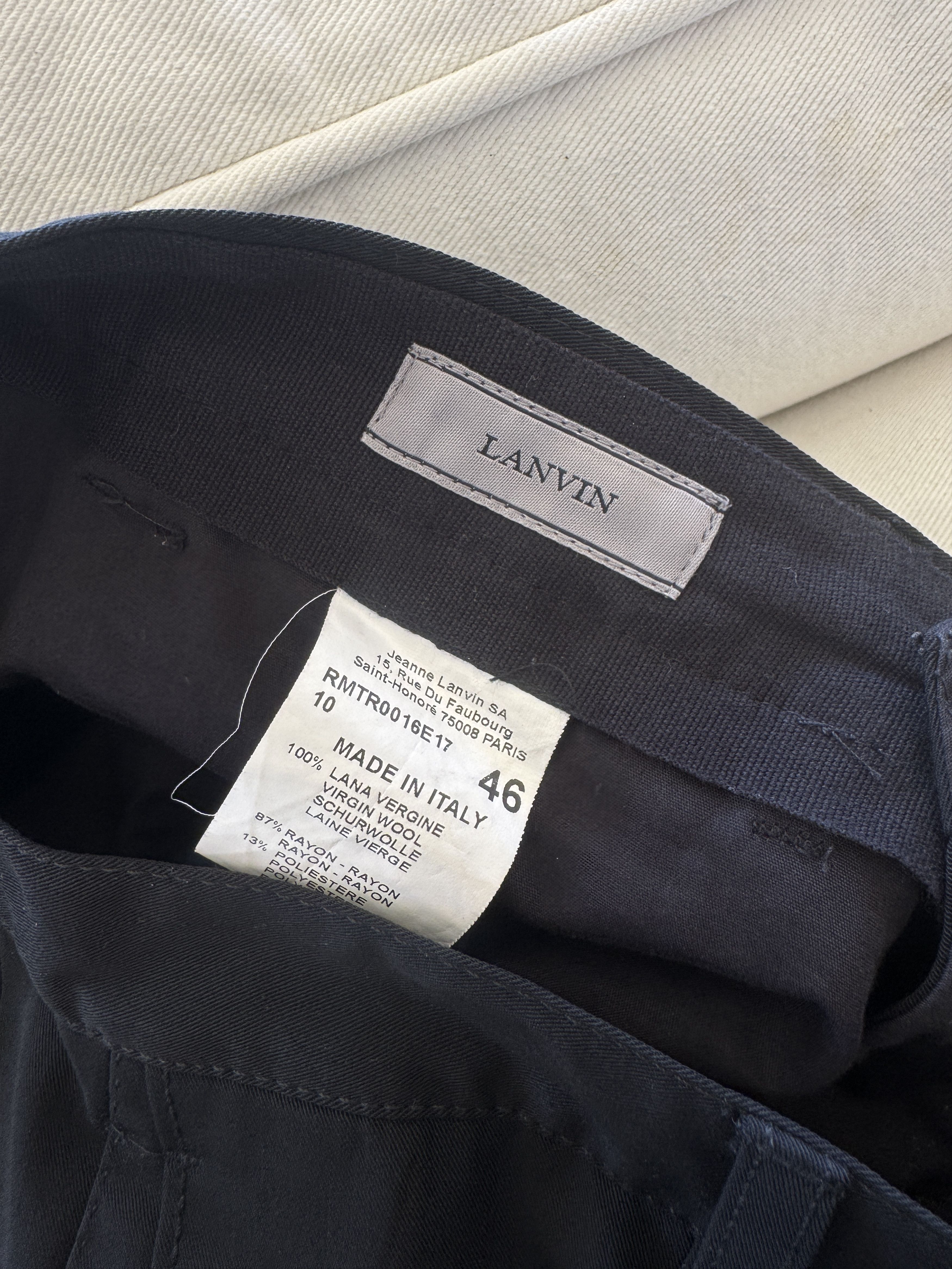 Lanvin Lanvin Reflective Runway Trousers Size US 32 / EU 48 - 8 Thumbnail