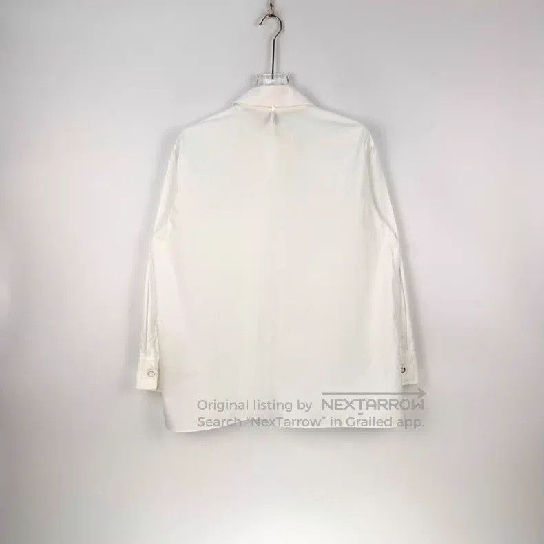 Hermes Hermes White Embroidered War Horse Shirt Size XS / US 0-2 / IT 36-38 - 4 Thumbnail