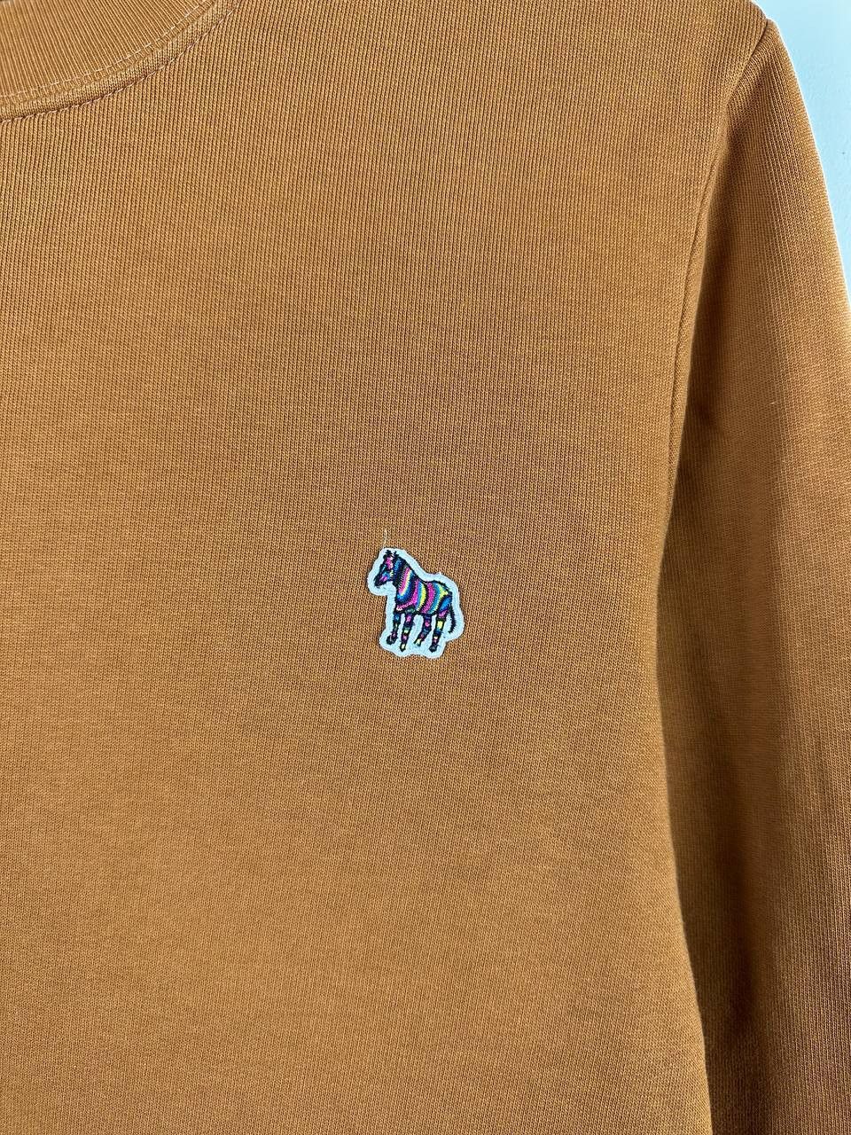Paul Smith Paul Smith Brown Zebra Organic Cotton Graphic Sweatshirt Size US S / EU 44-46 / 1 - 8 Thumbnail