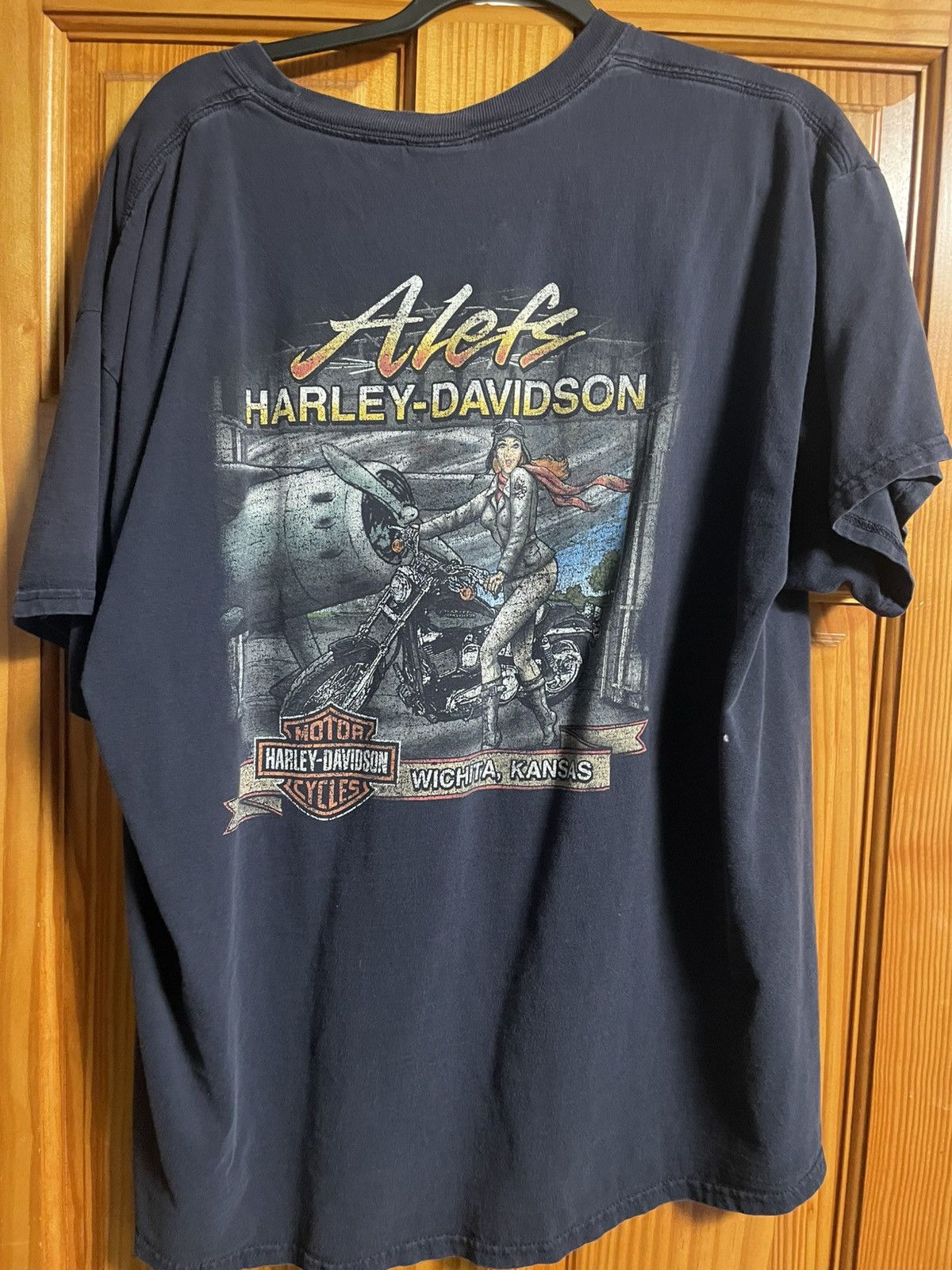 Harley Davidson × Vintage Vintage Harley Davidson Tee Size US XL / EU 56 / 4 - 3 Thumbnail