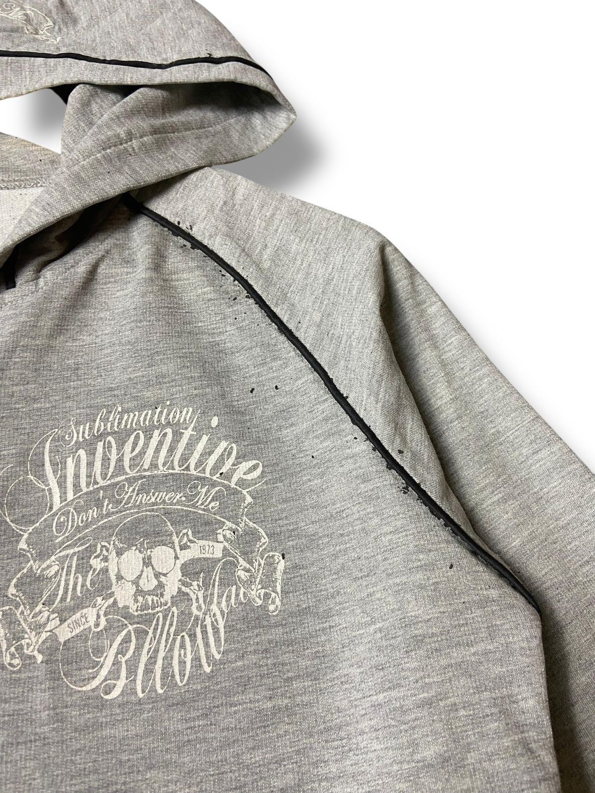In The Attic × Seditionaries × Vintage In The Attic Skull Printed Zipped Hoodies (130) Size US M / EU 48-50 / 2 - 5 Thumbnail