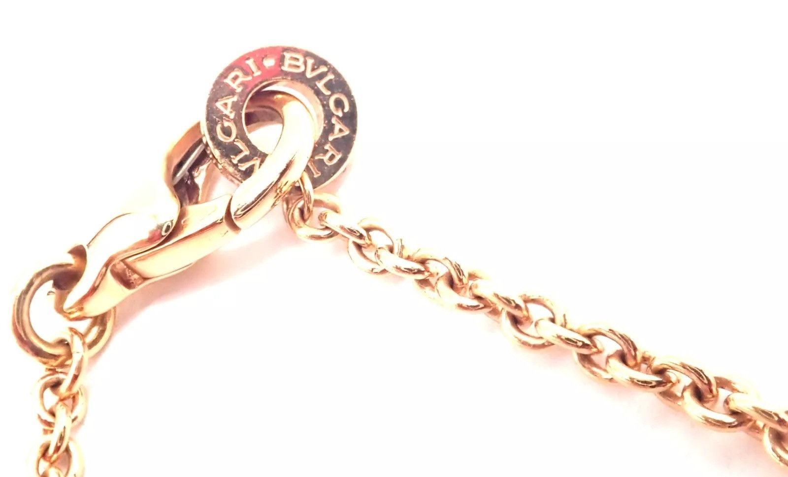 Bvlgari Bvlgari 18k Rose Gold Multi Gemstone 38" Long Necklace Size ONE SIZE - 8 Thumbnail