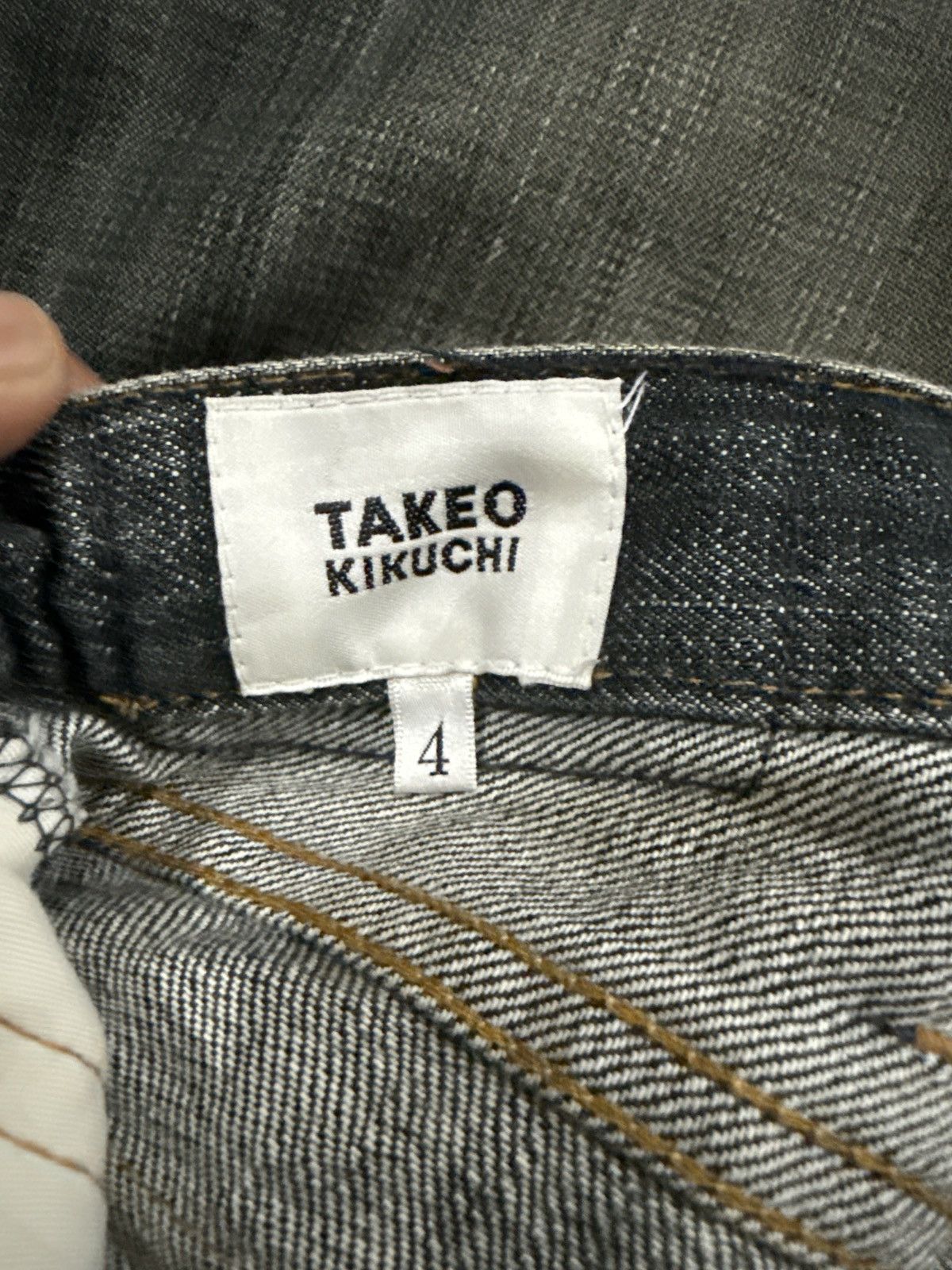 Takeo Kikuchi Japan Brand Distress Denim Takeo Kikuchi Straight Type Size US 32 / EU 48 - 10 Thumbnail