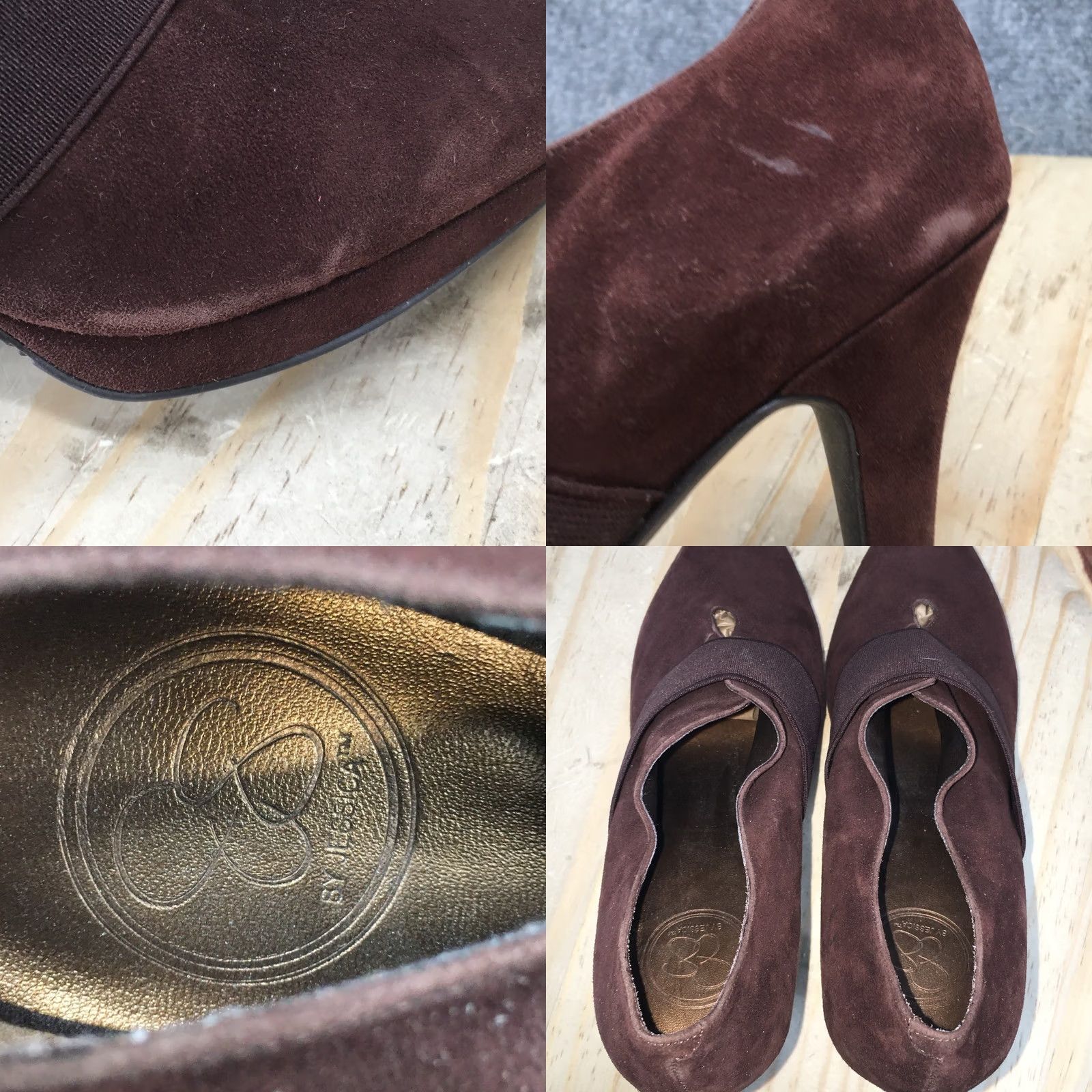 Jessica Simpson Jessica Simpson By Jessica Boots Womens 8.5 Brown Ankle Booties Suede Stiletto Boots Size US 9 / IT 39 - 9 Thumbnail