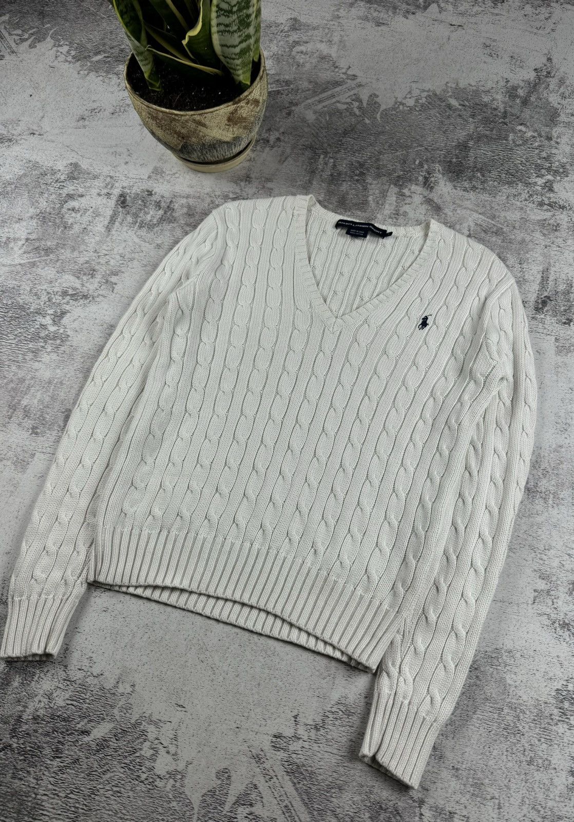 Ralph Lauren Sport Polo Ralph Lauren Sport Cable Knited Sweater Pullover V-Neck Size L / US 10 / IT 46 - 6 Thumbnail