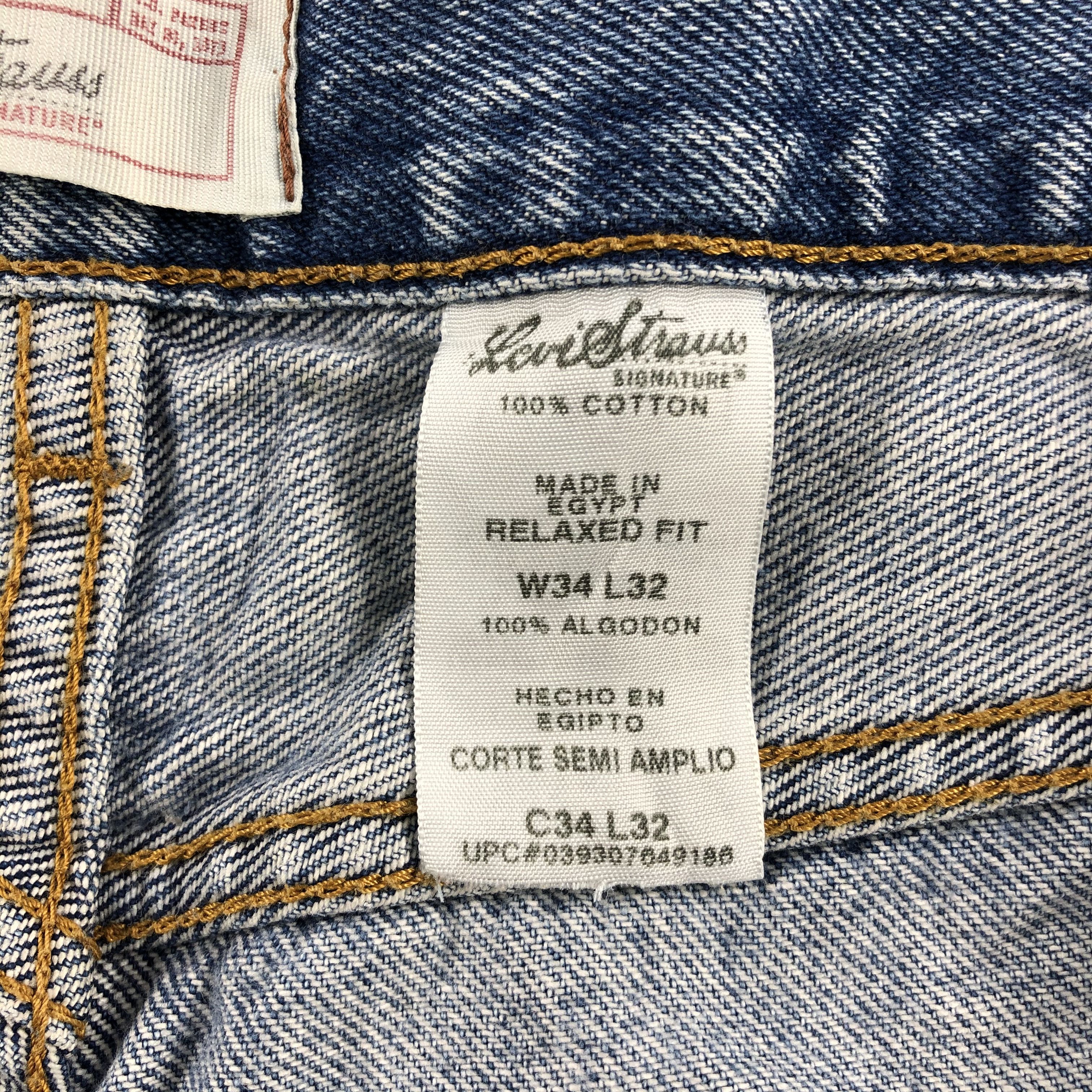 Levi's Vintage Levis Jeans Faded Blue Distressed Denim KJ428 Size US 33 - 11 Thumbnail