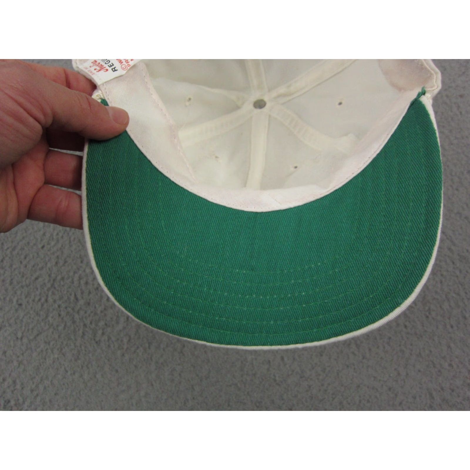 New Era VINTAGE Walt Disney World Snap Back Hat Cap White Mens New Era Made in USA 80s 90s Adjustable Snapback Size ONE SIZE - 6 Thumbnail