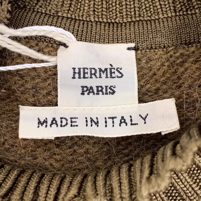 Hermes Hermes Deep Brown Striped Turtle Neck Sweater-2506 Size XS / US 0-2 / IT 36-38 - 5 Thumbnail