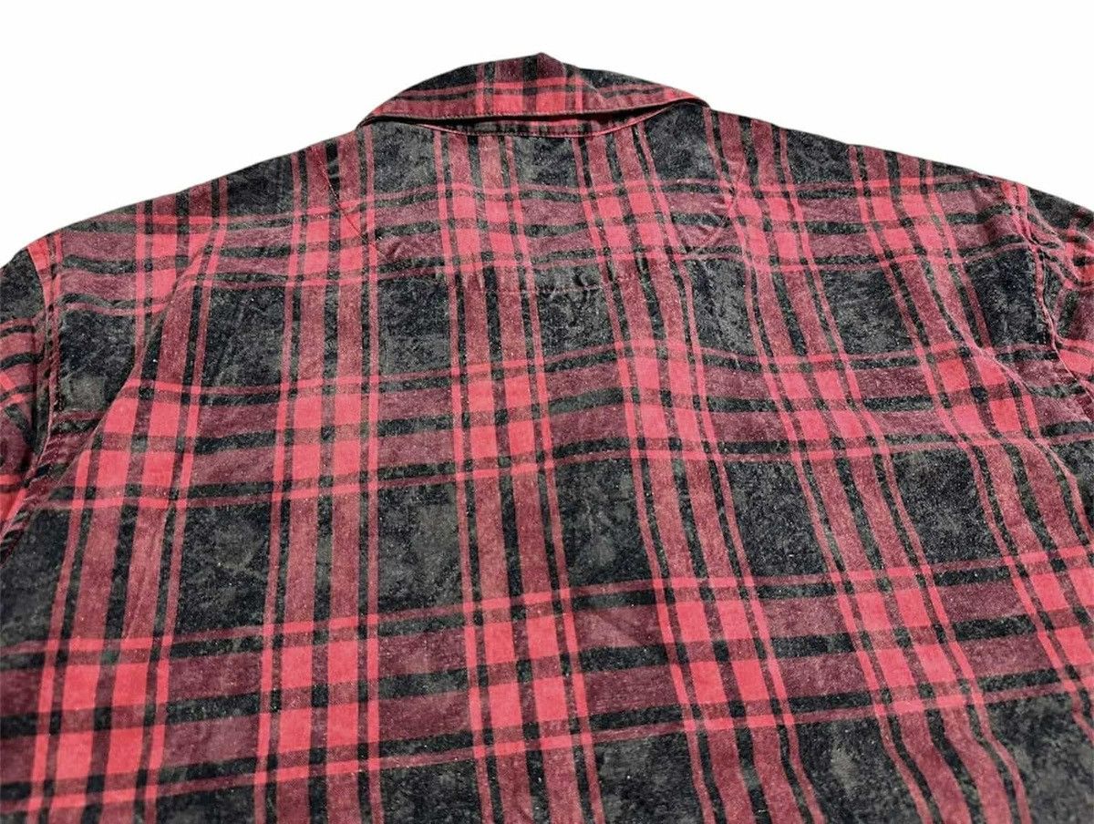 Hysteric Glamour × If Six Was Nine × Japanese Brand 🔥Sick Y2K Bike Star Dust Flannel Shirt Punk Size US L / EU 52-54 / 3 - 10 Thumbnail
