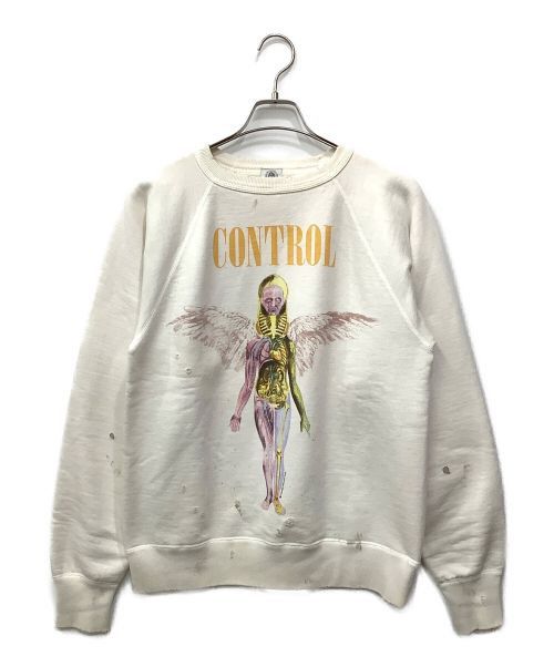 image of Saint Michael × Kawamura Kosuke Anatomy Of Angel Sweatshirt in Beige, Men's (Size Small)