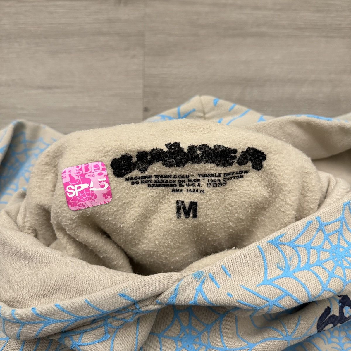 Sp5der Sp5der Worldwide AOP Web Hoodie Size US M / EU 48-50 / 2 - 7 Thumbnail