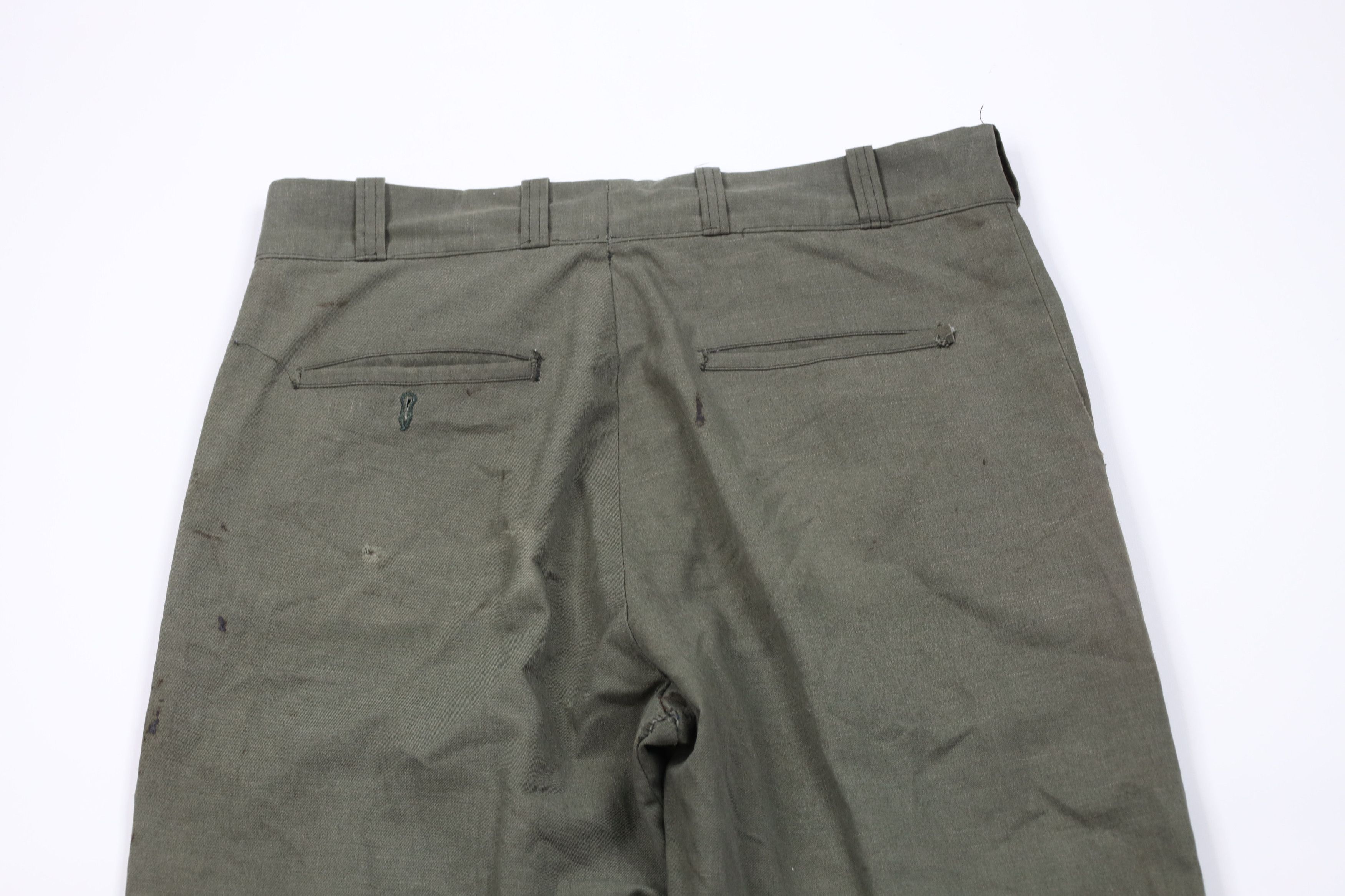 Vintage Vintage 60s Streetwear Workwear Wide Leg Chino Pants USA Size US 32 / EU 48 - 13 Thumbnail