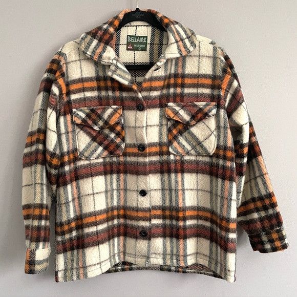 Vintage Vintage Bellaire Bell Shirt Wool Shacket - Medium Size M / US 6-8 / IT 42-44 - 9 Thumbnail