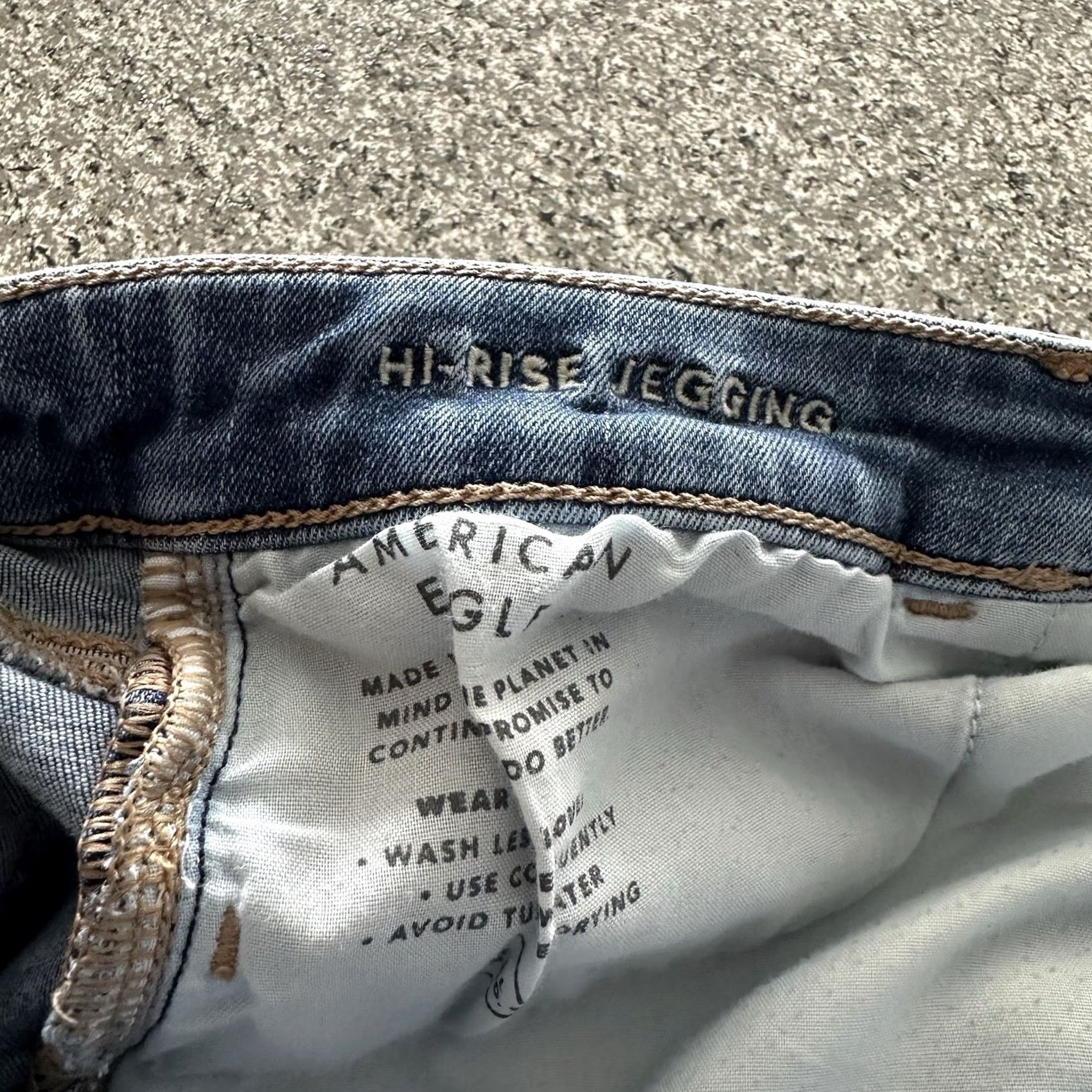 American Eagle Outfitters American Eagle Outfitters Jeans Womens 8 R 29x27 AE High Rise Jegging Stretch Slim Denim Blue 8 Womens Jeans Size 30" / US 8 / IT 44 - 7 Thumbnail