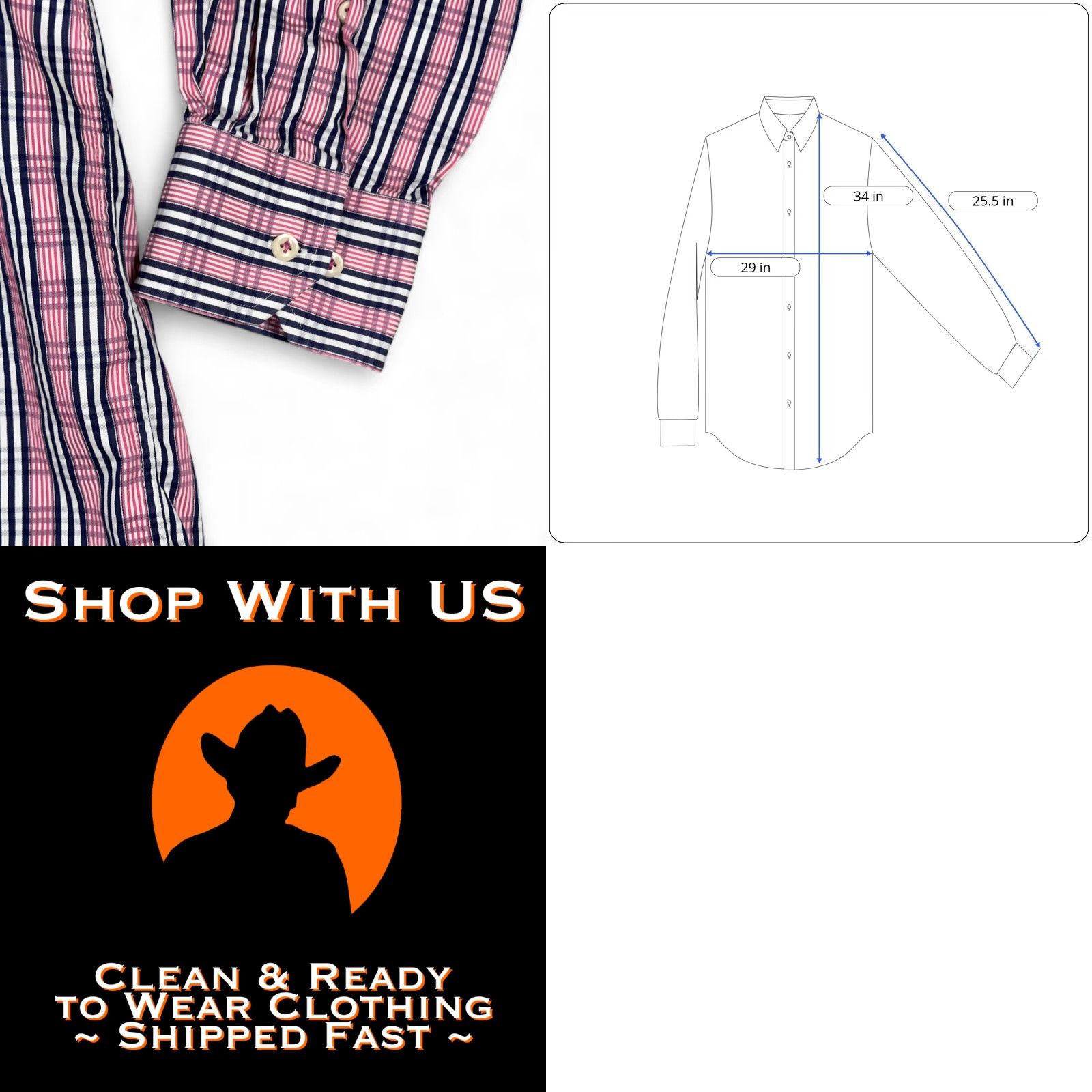 Peter Millar VINTAGE Peter Millar Shirt Adult 2XL XXL Pink Plaid Button-Up Designer Shirt Mens Pink Plaid Button-Down Long Sleeve Size US XXL / EU 58 / 5 - 8 Thumbnail