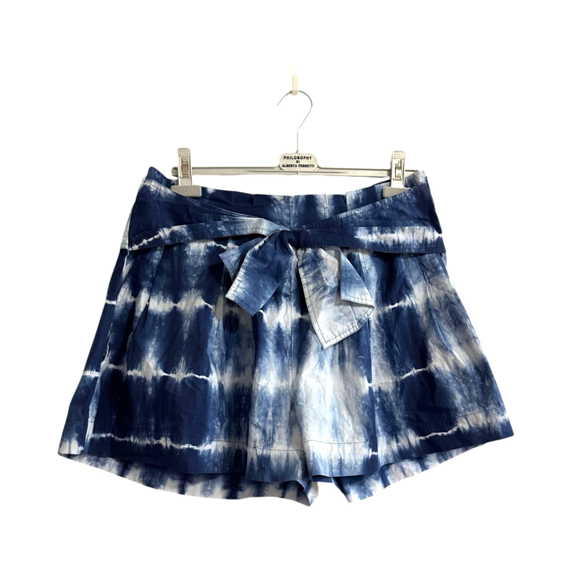 Ulla Johnson Ulla Johnson Paloma Short, Size 12, Indigo Tie Dye, New with Size 34" / US 12 / IT 48 - 1 Thumbnail