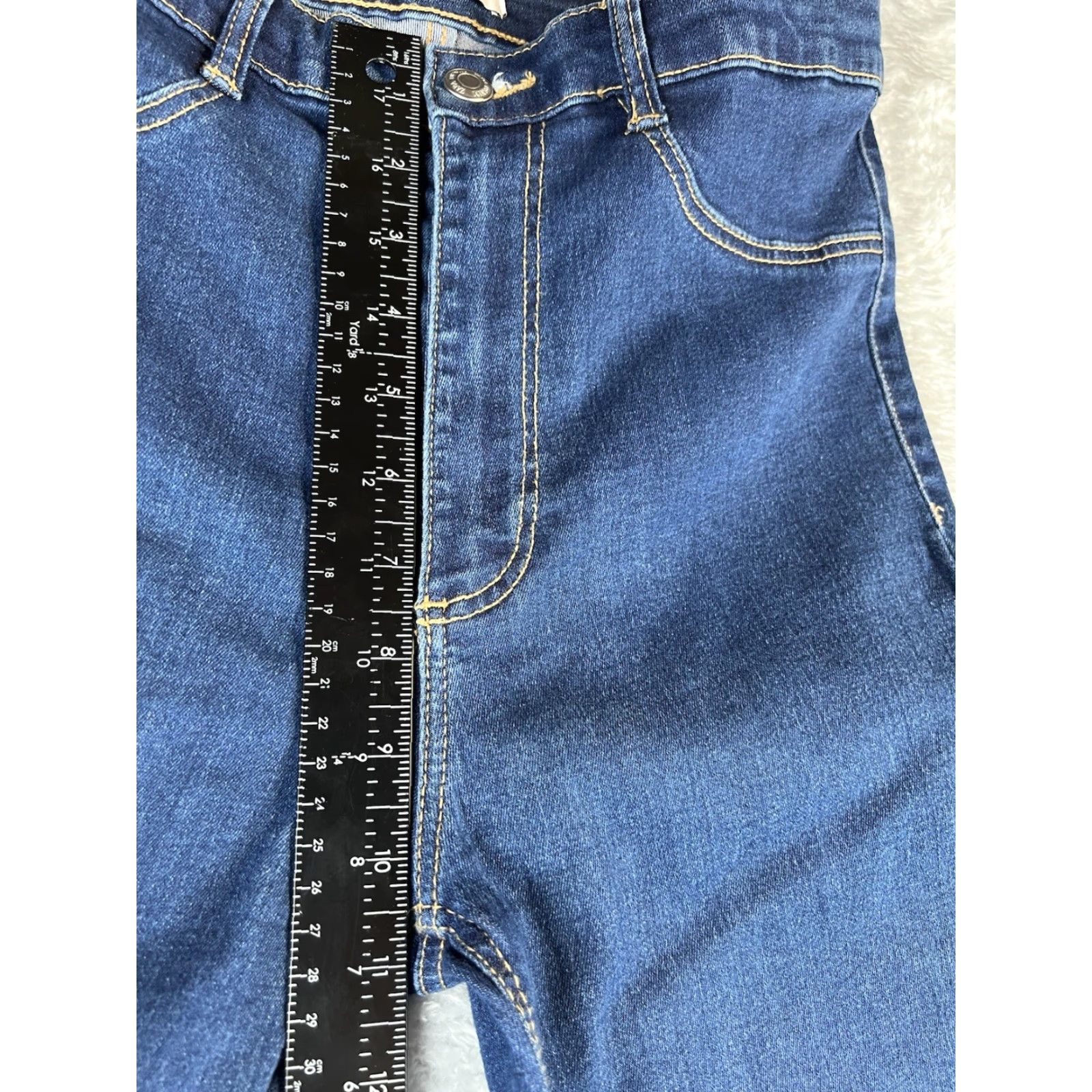 Zara Zara Skinny Jeans Womens Size 8 26x27 Blue Dark Wash City Preppy Slim Stretch Jeans Womens Size 8 blue City Jeans Size 30" / US 8 / IT 44 - 6 Thumbnail