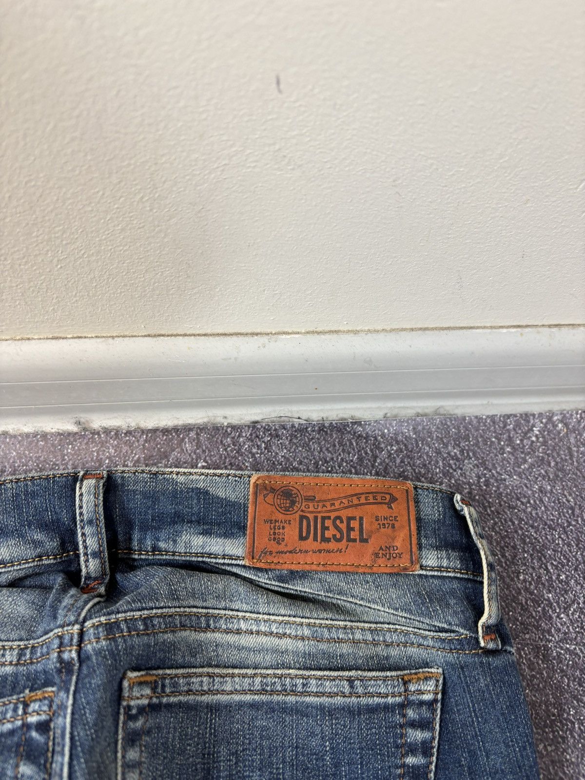 Diesel Diesel Getlegg NWT Women’s Slim Skinny Blue Denim Jeans Size 25" / US 0 / IT 36 - 18 Thumbnail
